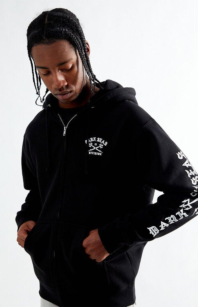 Dark Seas Men's Headmaster Fleece Zip Up Hoodie Product Image
