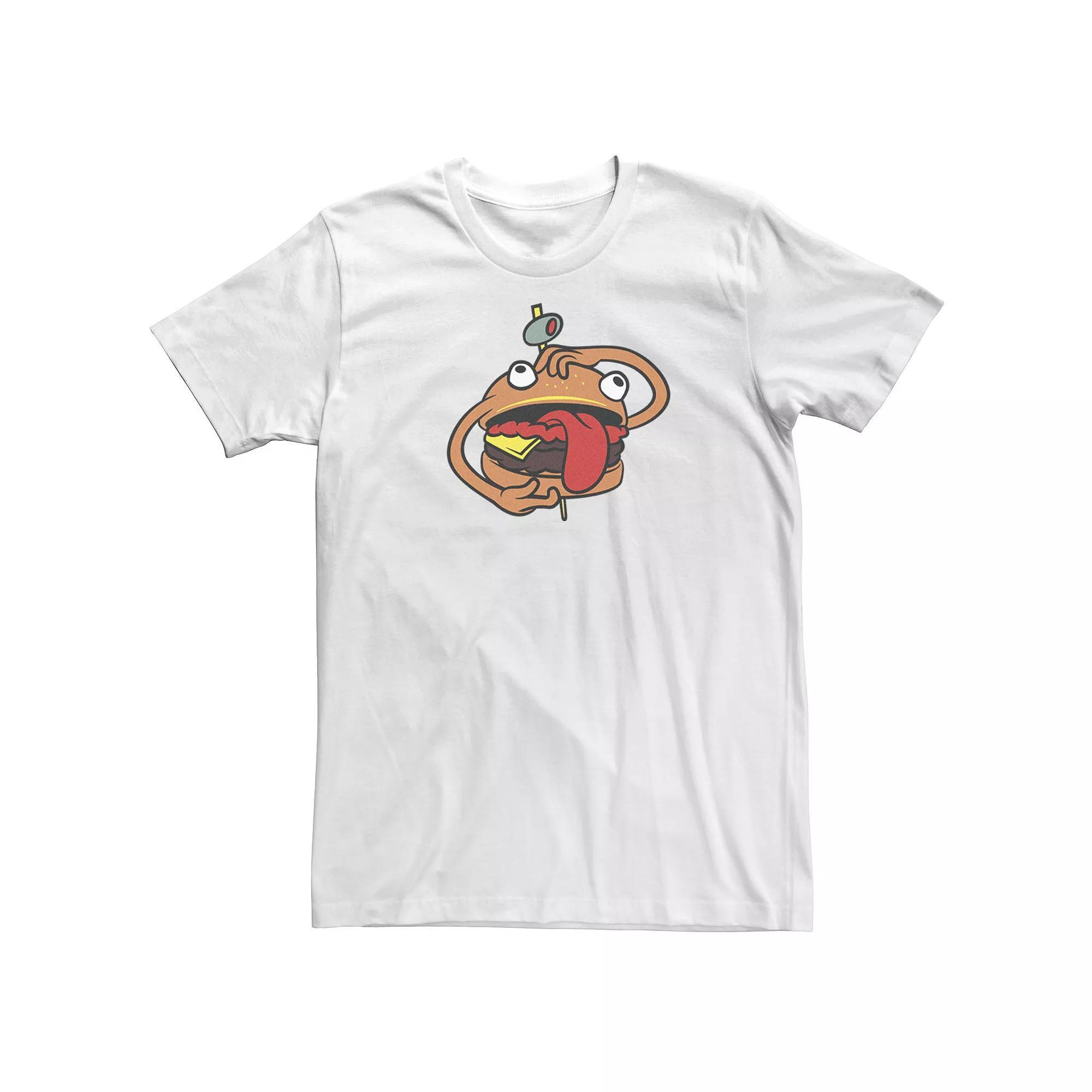 Big & Tall Fortnite Durrr Burger Logo Tee, Men's, Size: 3XL, White Product Image