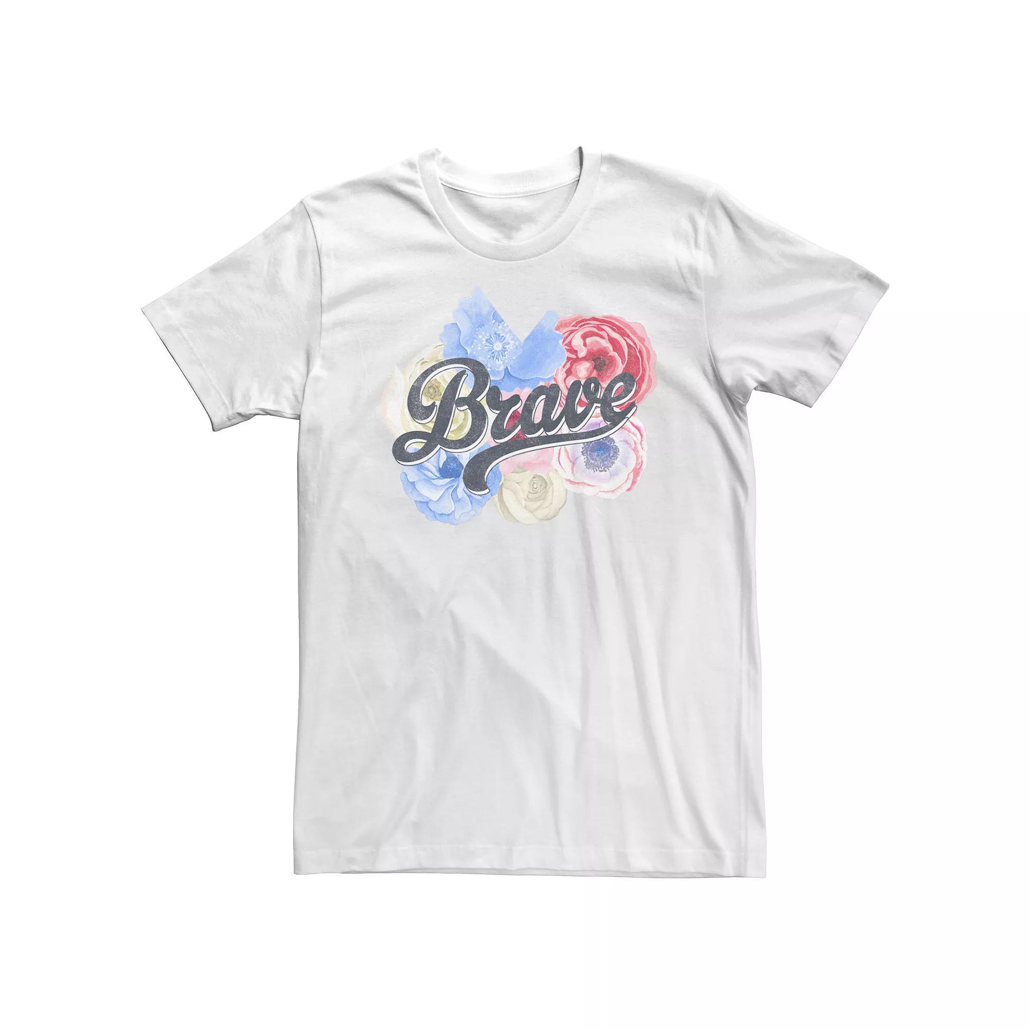 Big & Tall Fifth Sun Brave Floral Portrait Tee, Men's, Size: XXL Tall, White Product Image