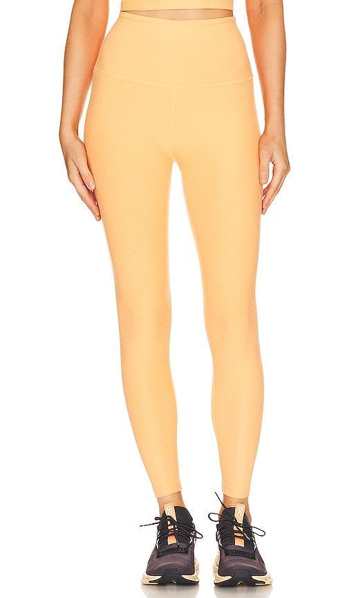 Beyond Yoga Spacedye Caught In The Midi High-Waisted Legging (Warm Clay Heather) Women's Casual Pants Product Image