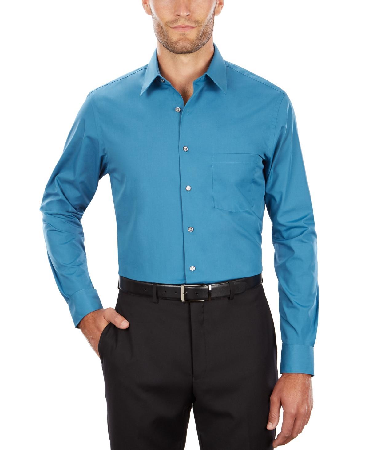 David Donahue Trim Fit Super Fine Twill Dress Shirt Product Image