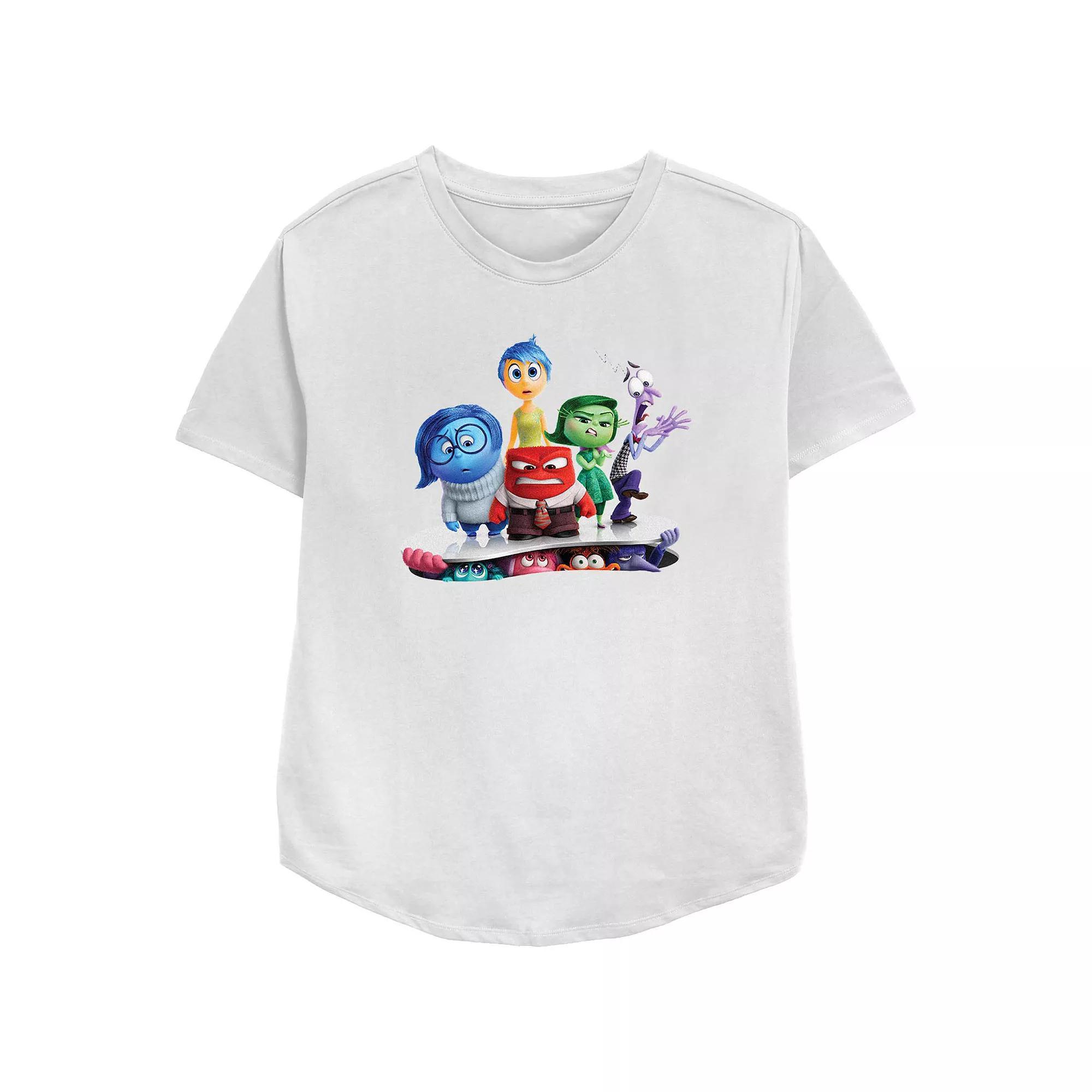 Disney / Pixar's Inside Out 2 New Emotions Women's Graphic Tee, Size: XL, White Product Image