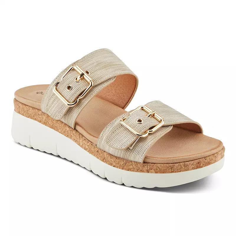 Patrizia Velvette Women's Wedge Sandals, Size: 36, Soft Gold Product Image