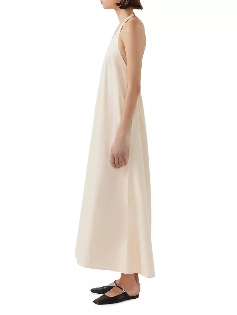 Paloma Cotton Halter Maxi Dress Product Image