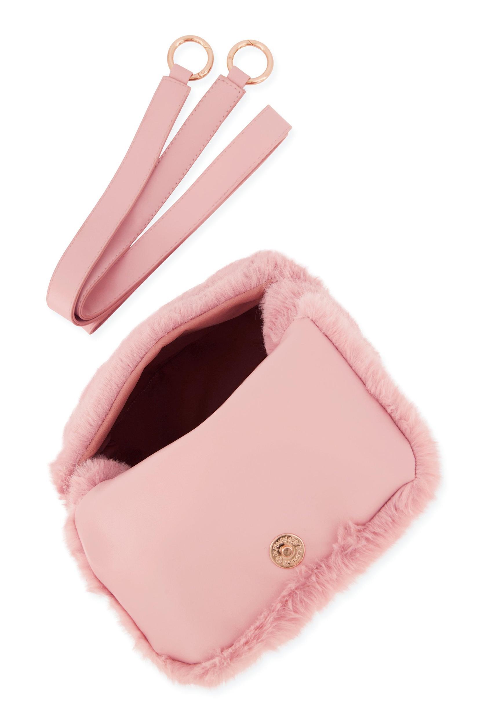 Faux Fur Clutch Crossbody Bag Female Product Image