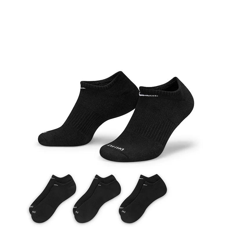 Mens Nike 3-pack Everyday Plus Cushion No-Show Training Socks Product Image