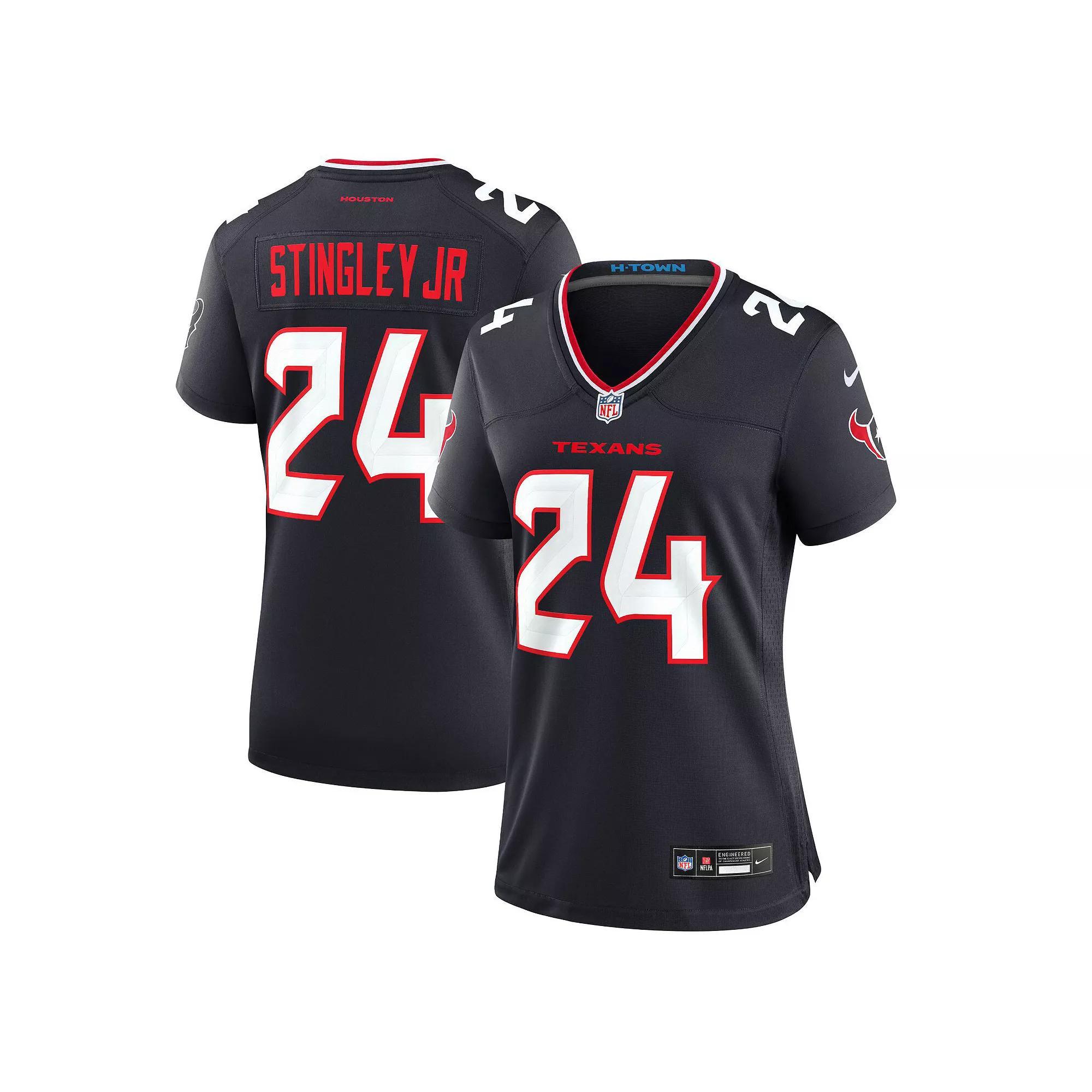Women's Nike Derek Stingley Jr. Navy Houston Texans Game Jersey, Size: Medium, Blue Product Image