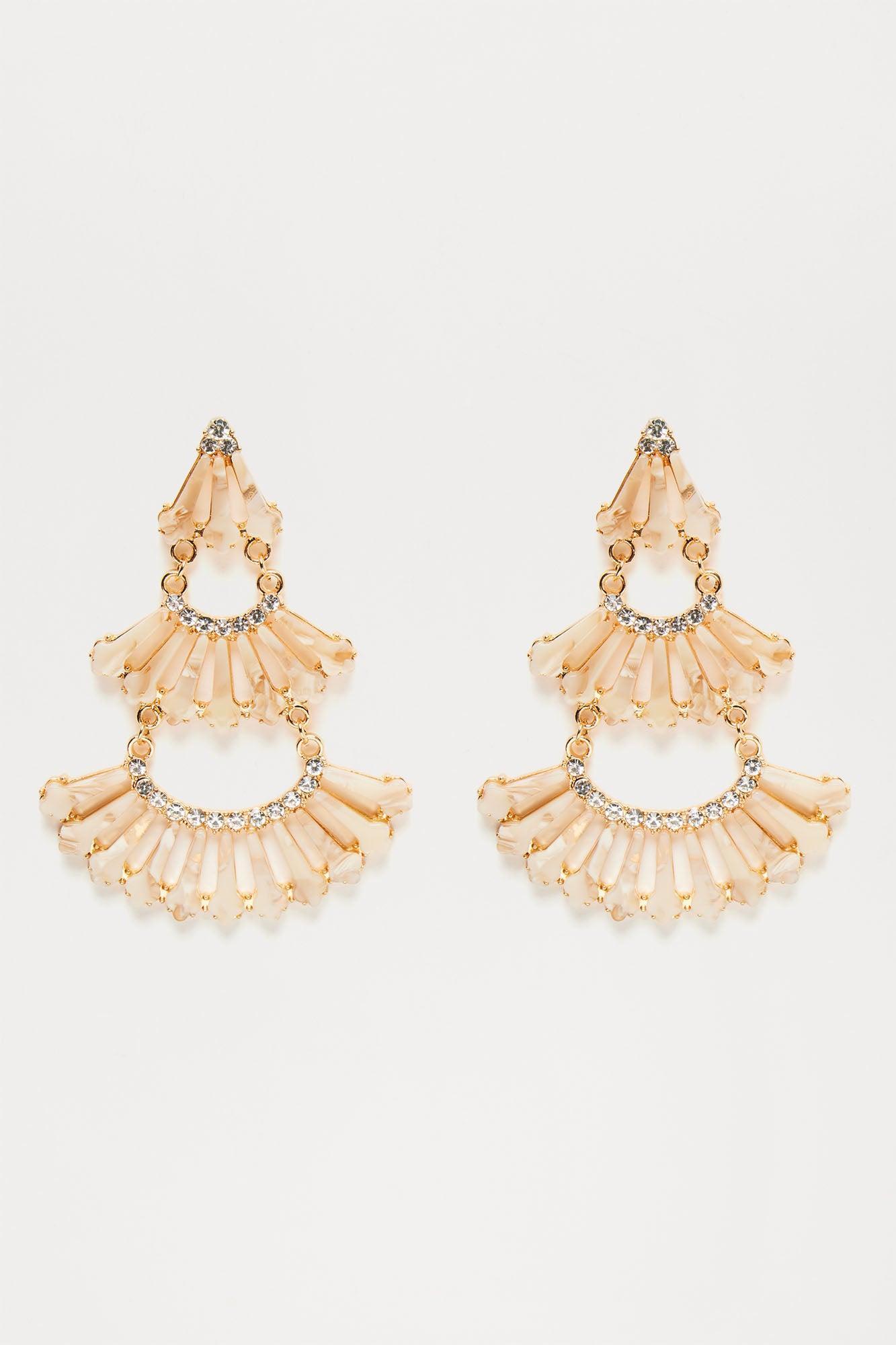 Maya Mermaid Earrings - Gold/combo Product Image