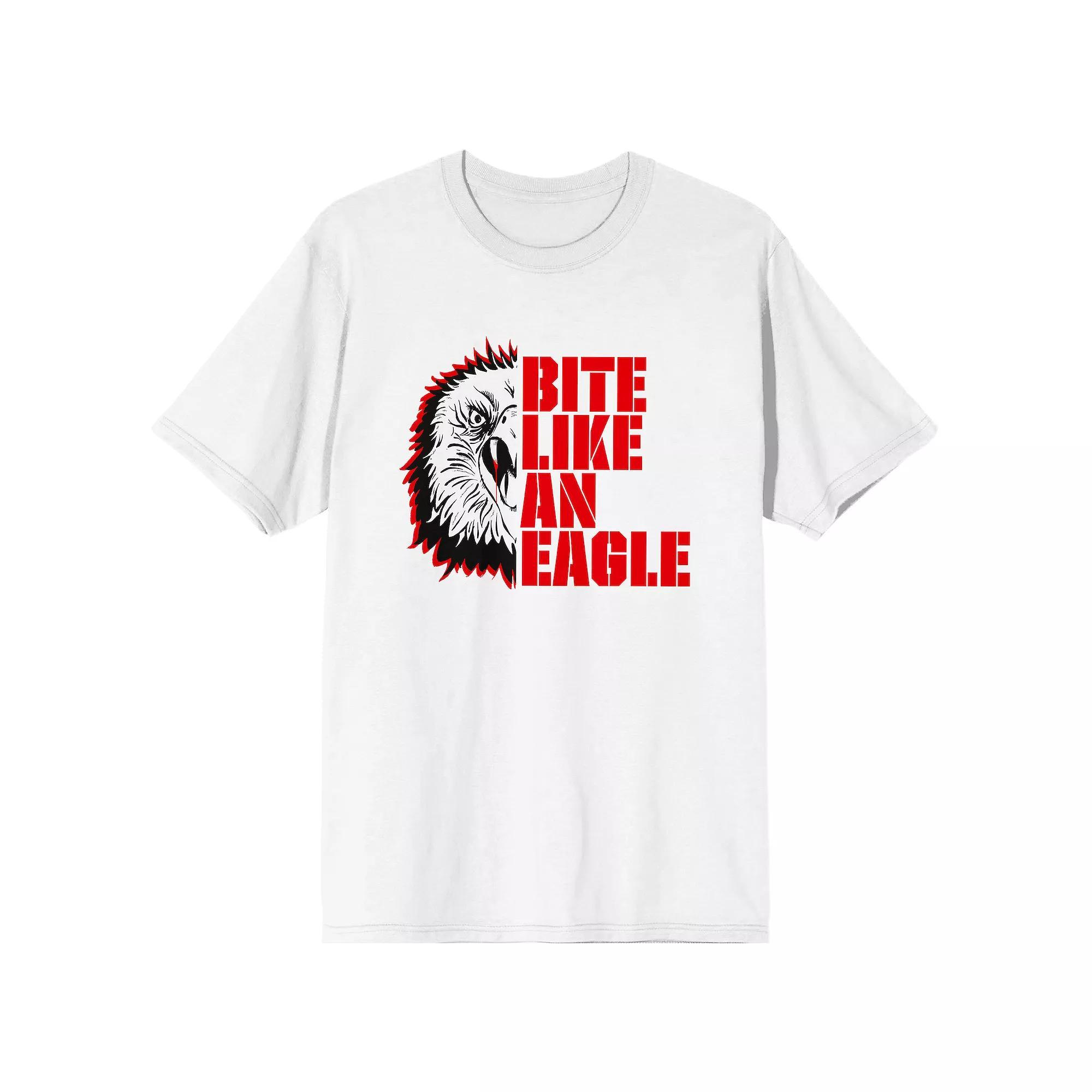 Men's Cobra Kai Bite Like An Eagle Tee, Size: Large, White Product Image