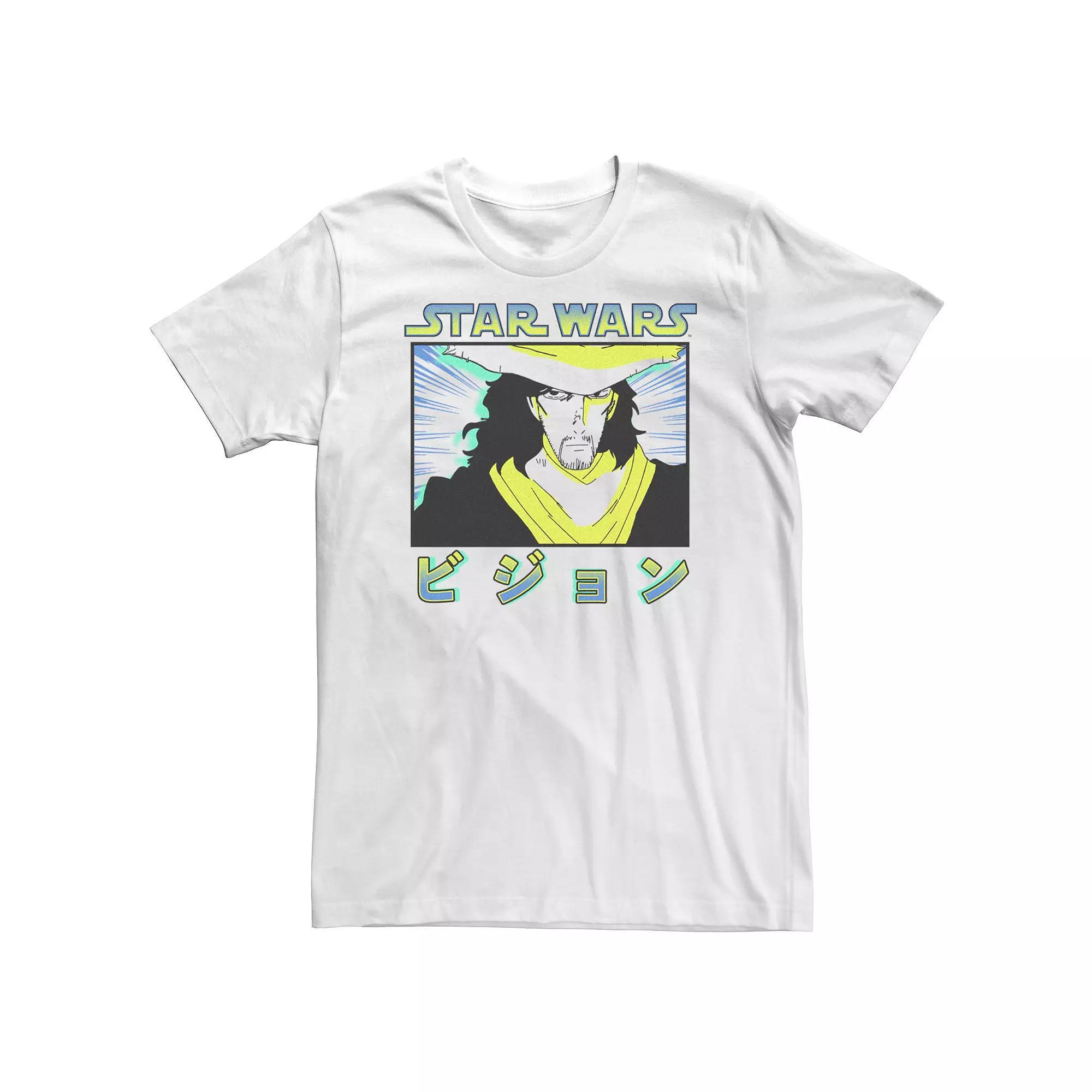 Big & Tall Star Wars Vision Akakiri Portrait Panel Tee, Men's, Size: 5XL, White Product Image