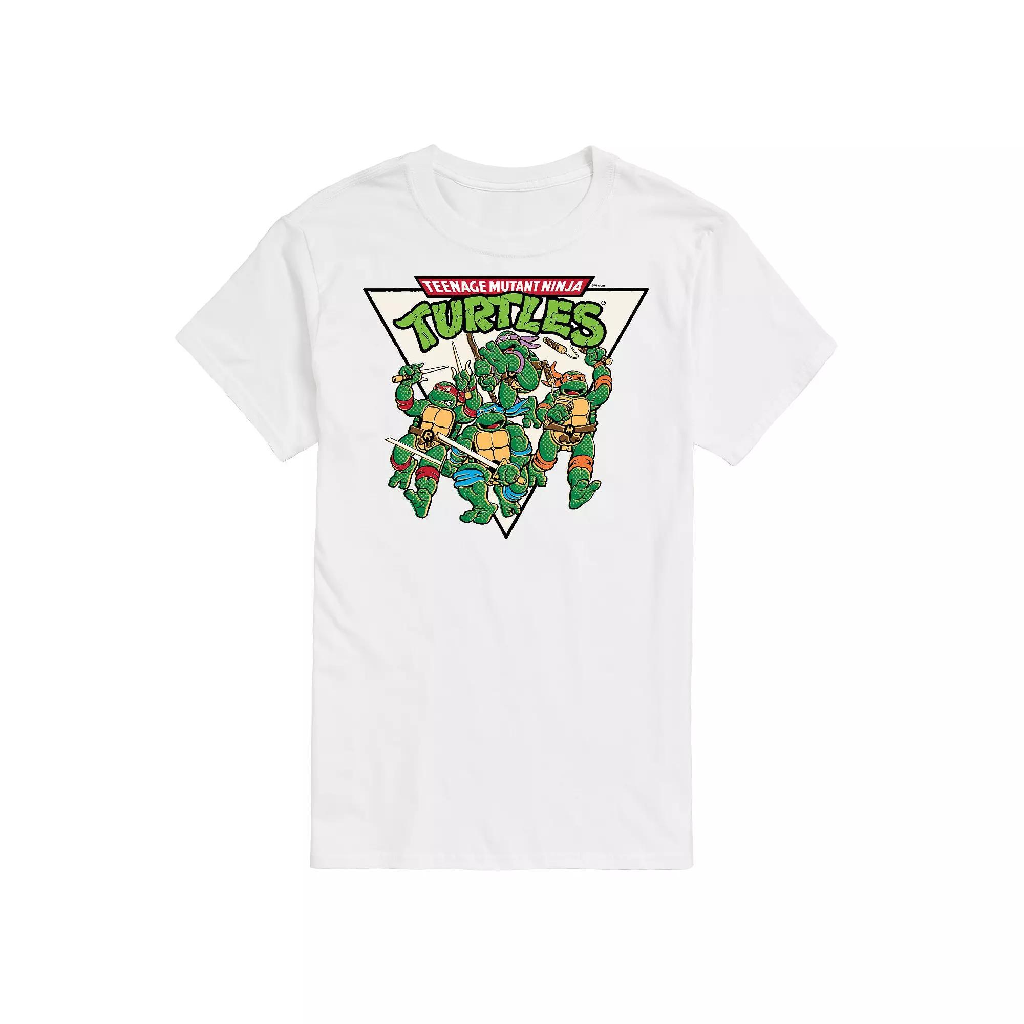 Mens Teenage Mutant Ninja Turtles Graphic Tee Grey Gray Product Image
