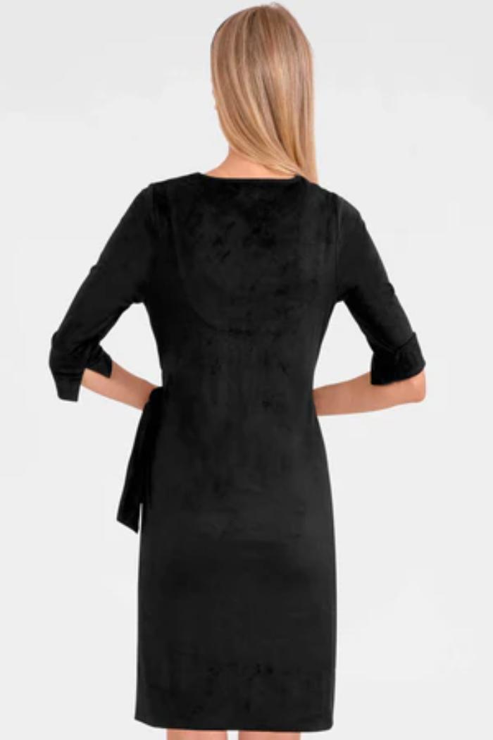 Cinch and Tie Ultra Suede Dress Product Image