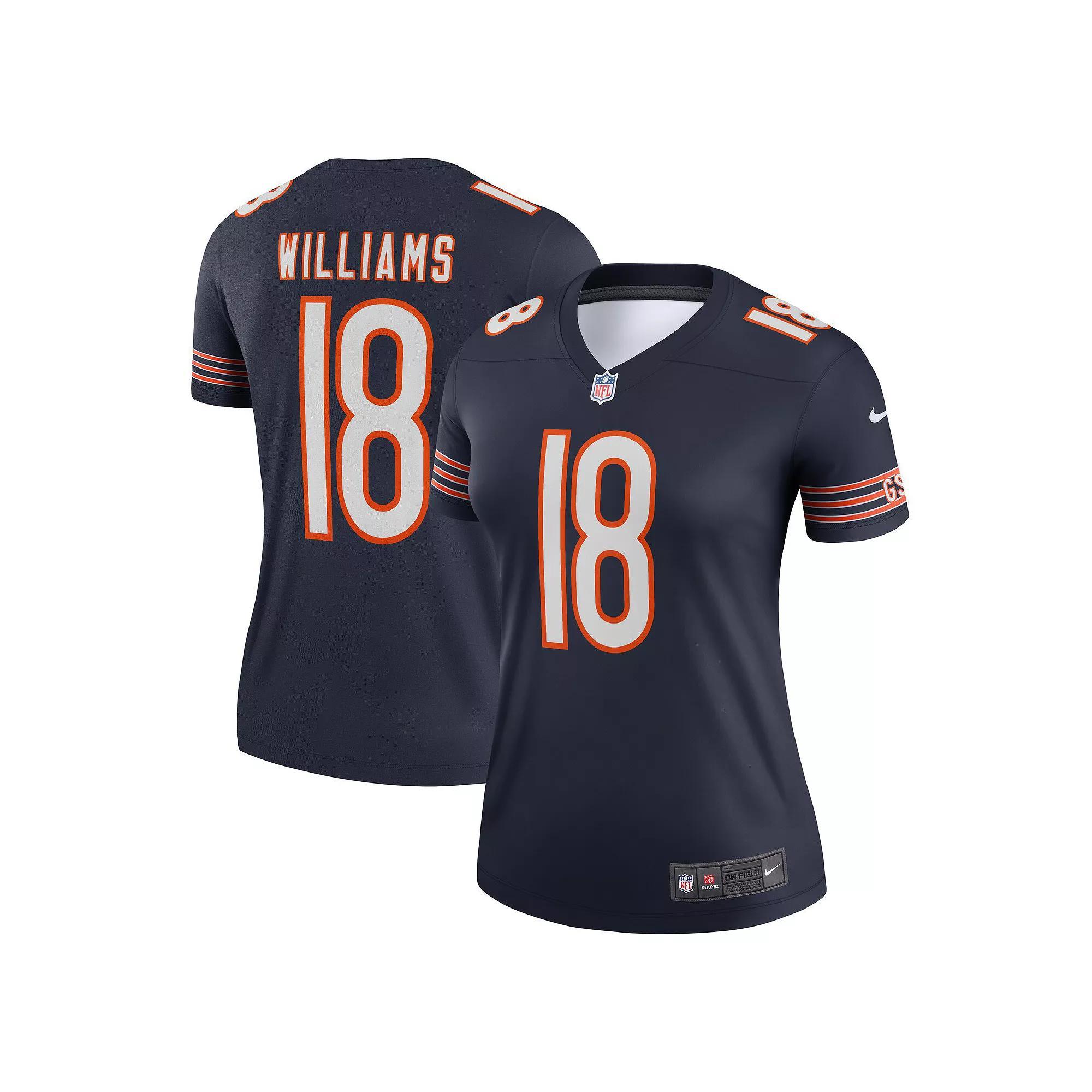 Women's Nike Caleb Williams  Navy Chicago Bears Legend Player Performance Top, Size: XL, Blue Product Image