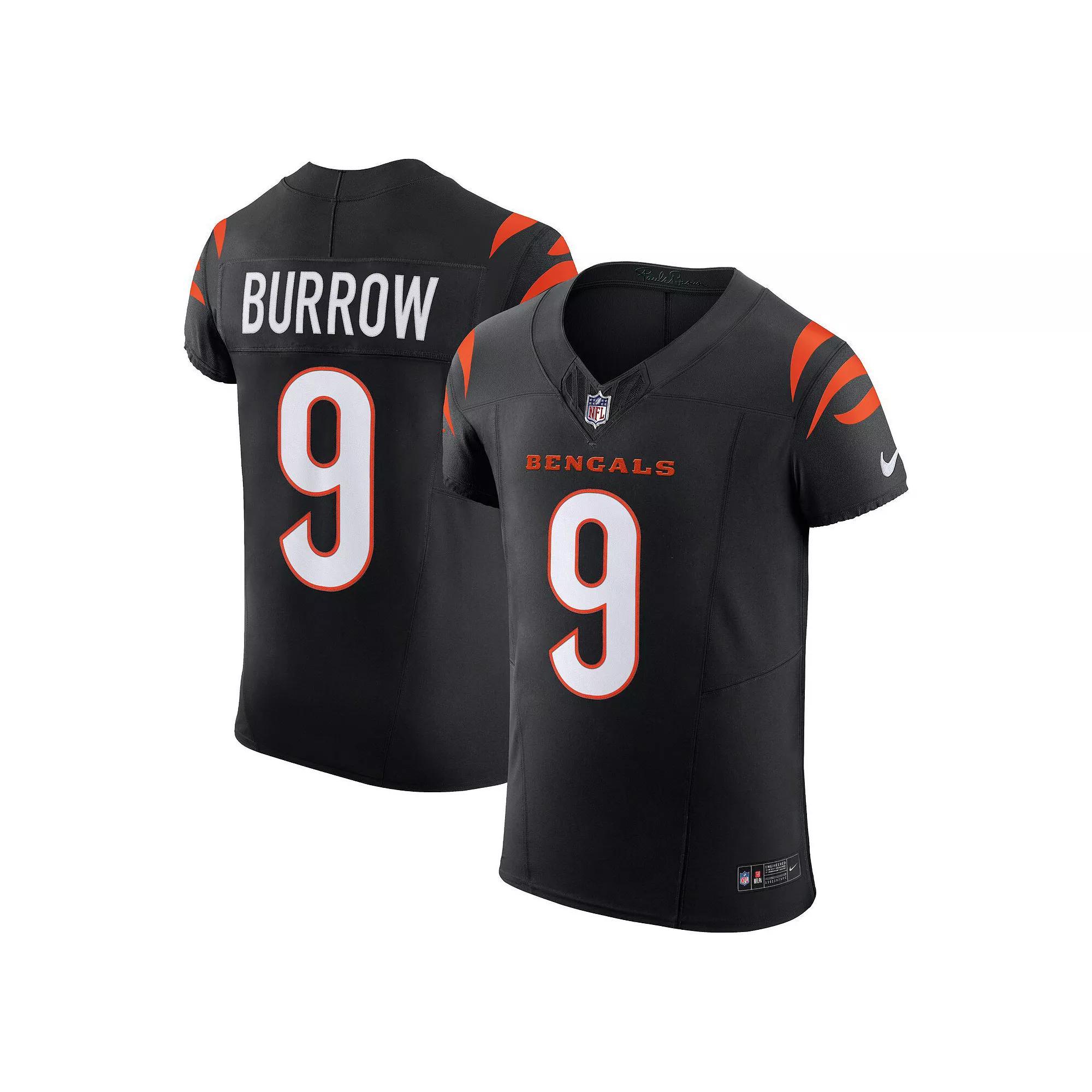 Men's Nike Joe Burrow Black Cincinnati Bengals Vapor F.U.S.E. Elite Jersey, Size: 44 Product Image