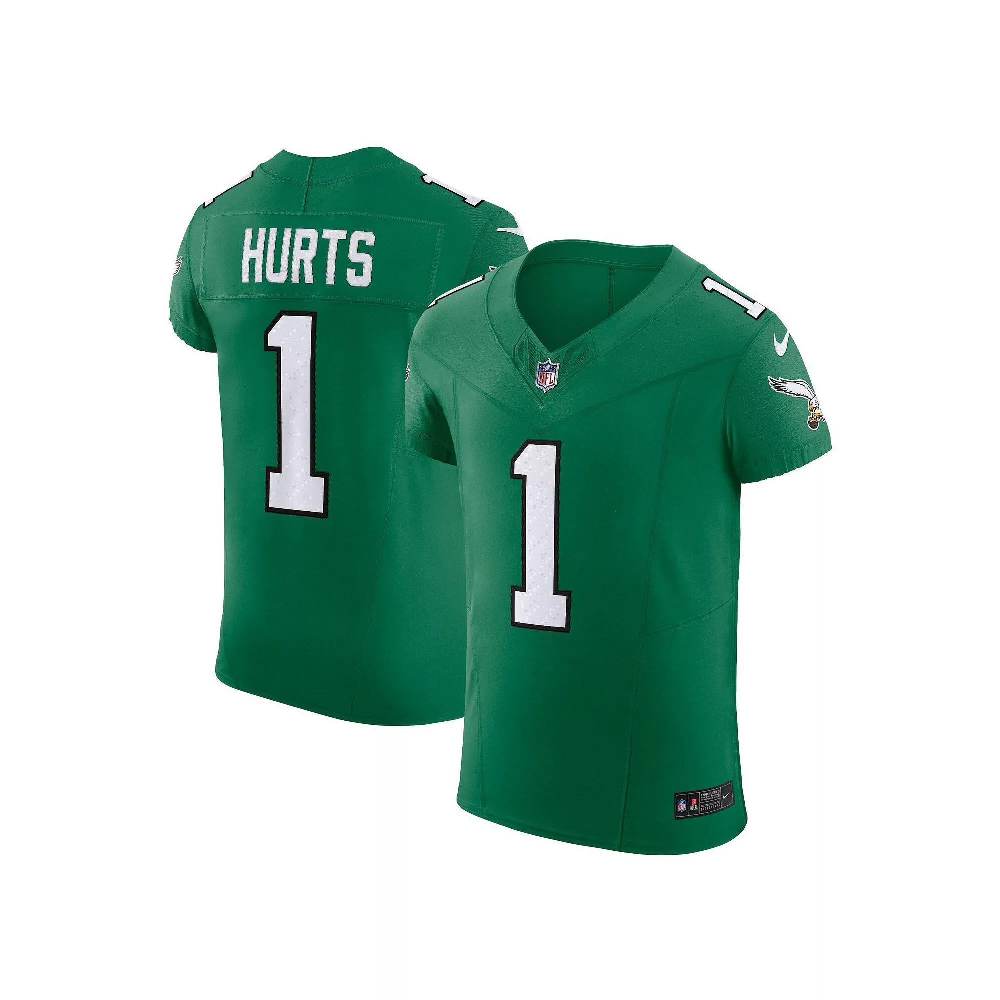 Men's Nike Jalen Hurts Kelly Green Philadelphia Eagles 2nd Alternate Vapor F.U.S.E. Elite Jersey, Size: 52 Product Image