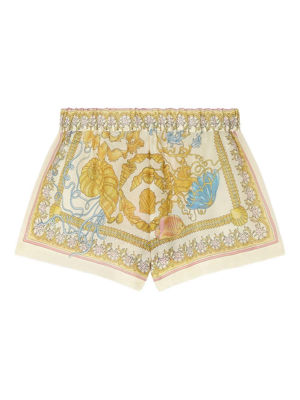 Underwater Barocco cover-up shorts Product Image