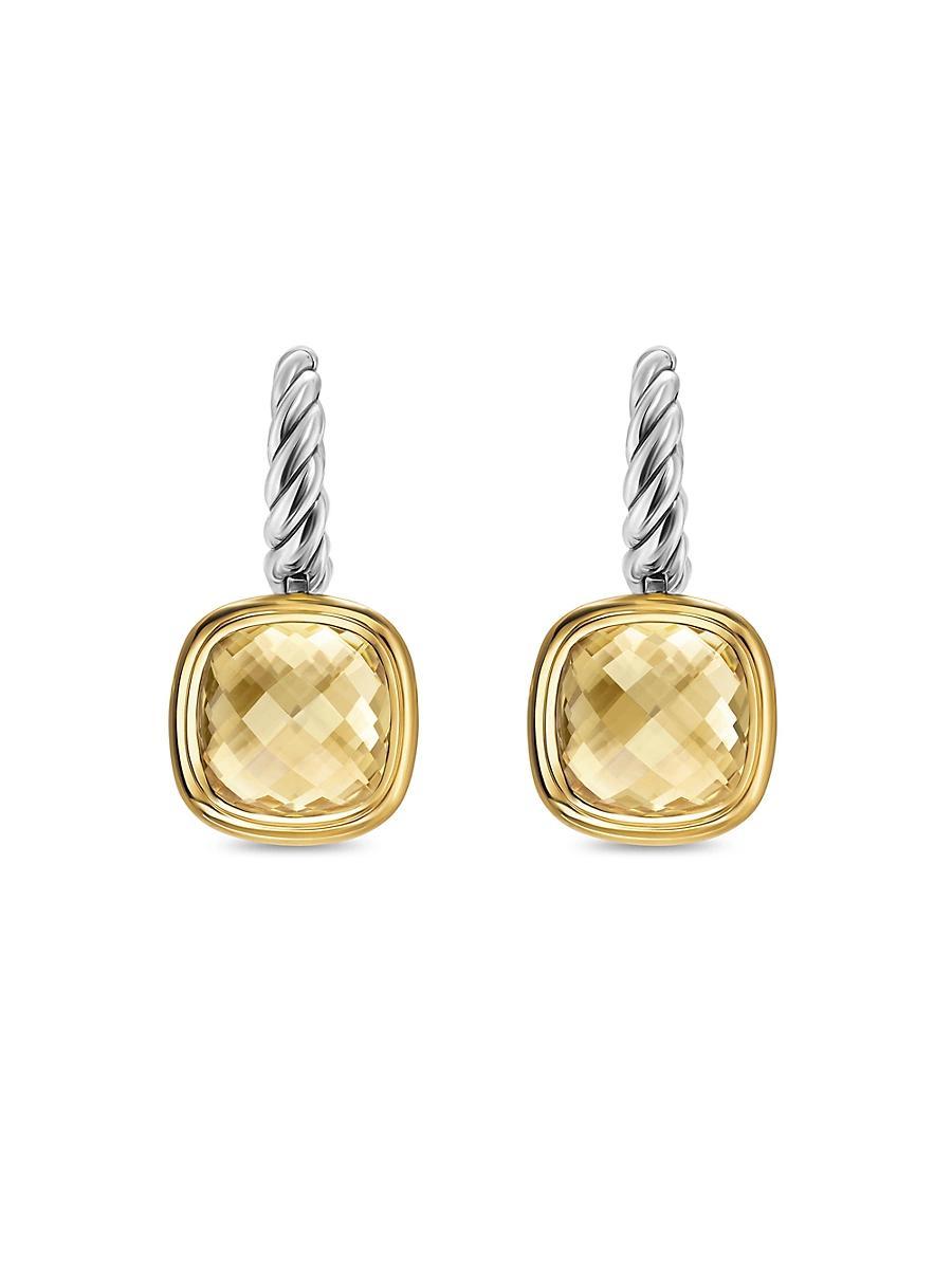 Womens Albion Drop Earrings in Sterling Silver Product Image