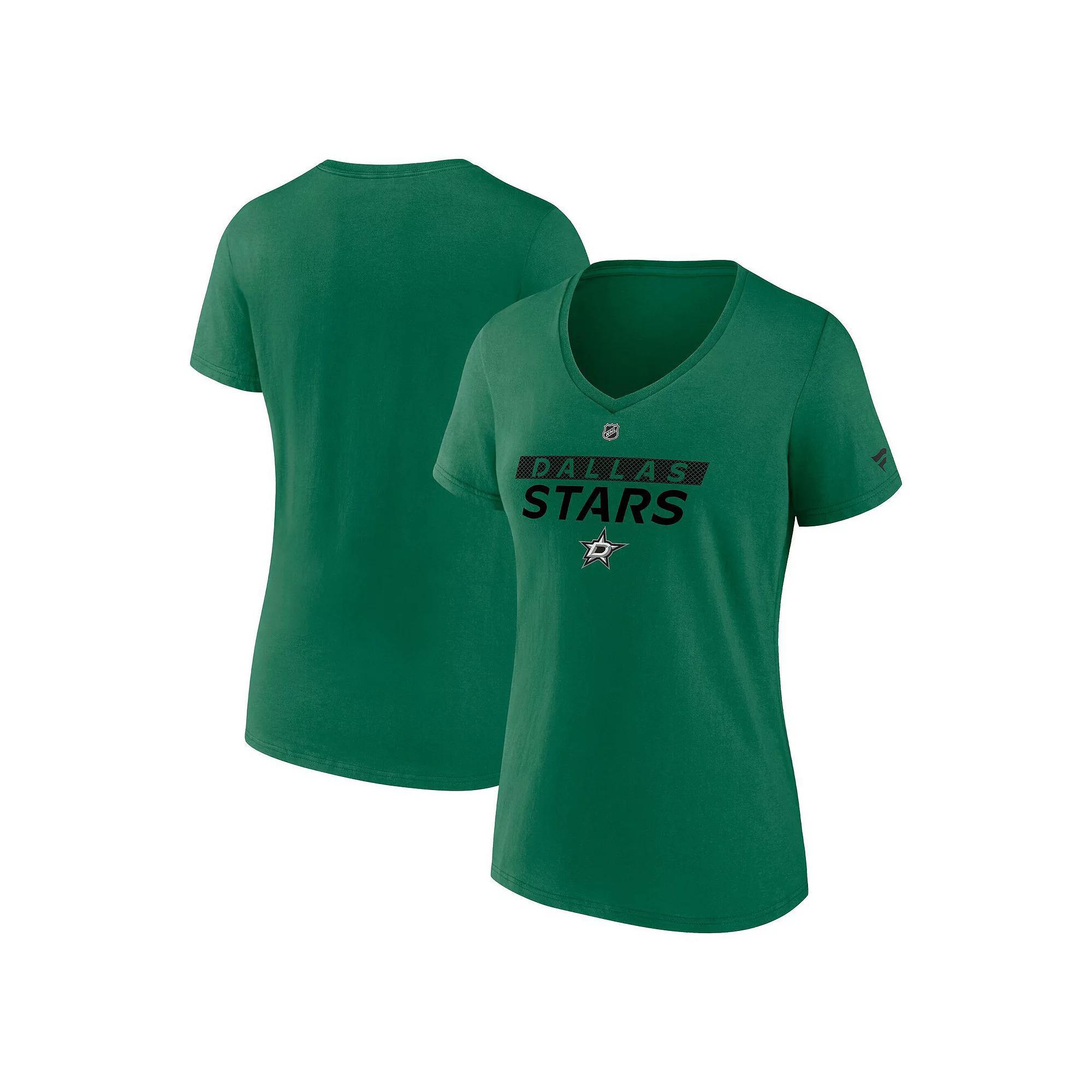 Women's Fanatics  Red Carolina Hurricanes Authentic Pro Core Primary V-Neck T-Shirt, Size: 2XL Product Image