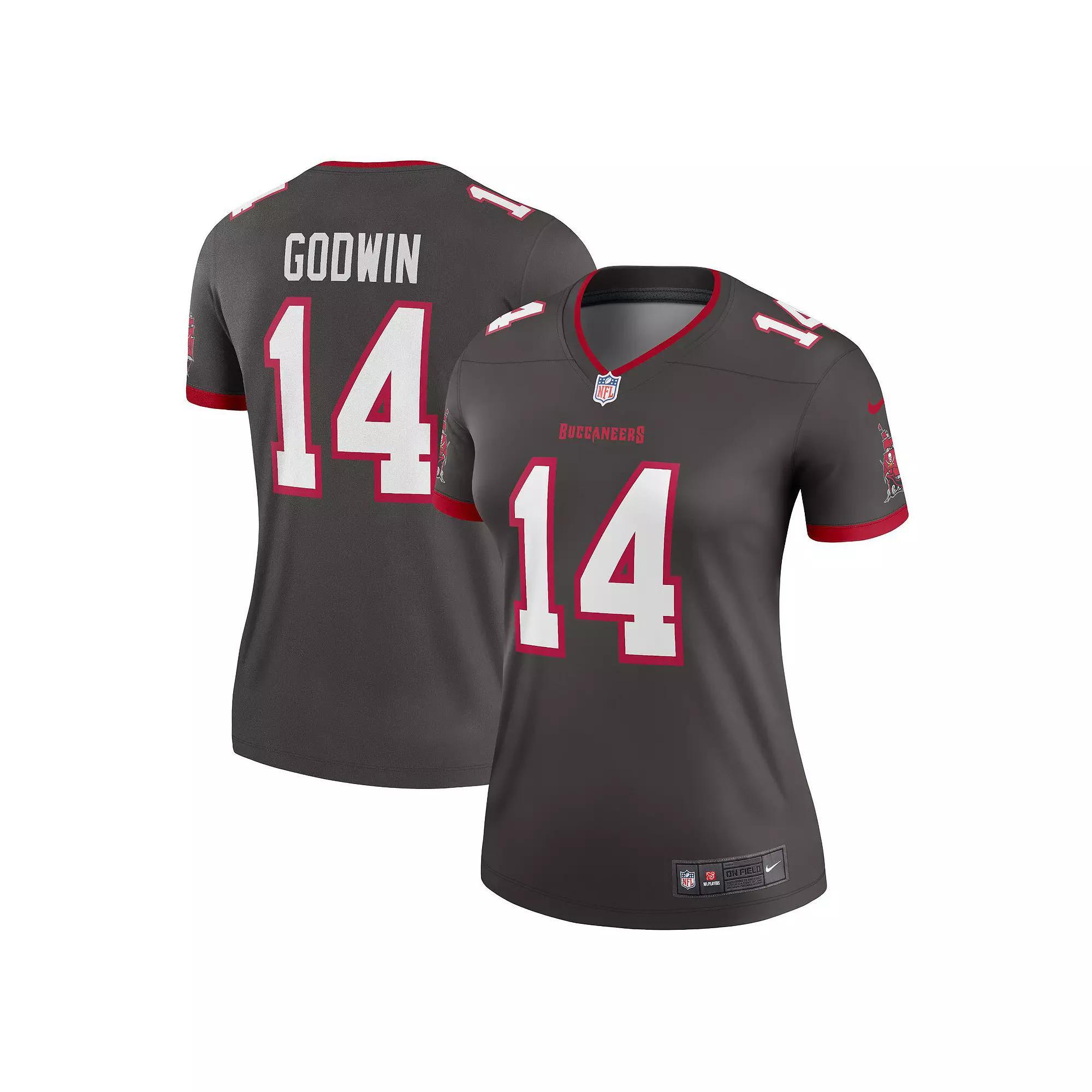 Women's Nike Chris Godwin Pewter Tampa Bay Buccaneers Alternate Legend Jersey, Size: Large, Charco Product Image