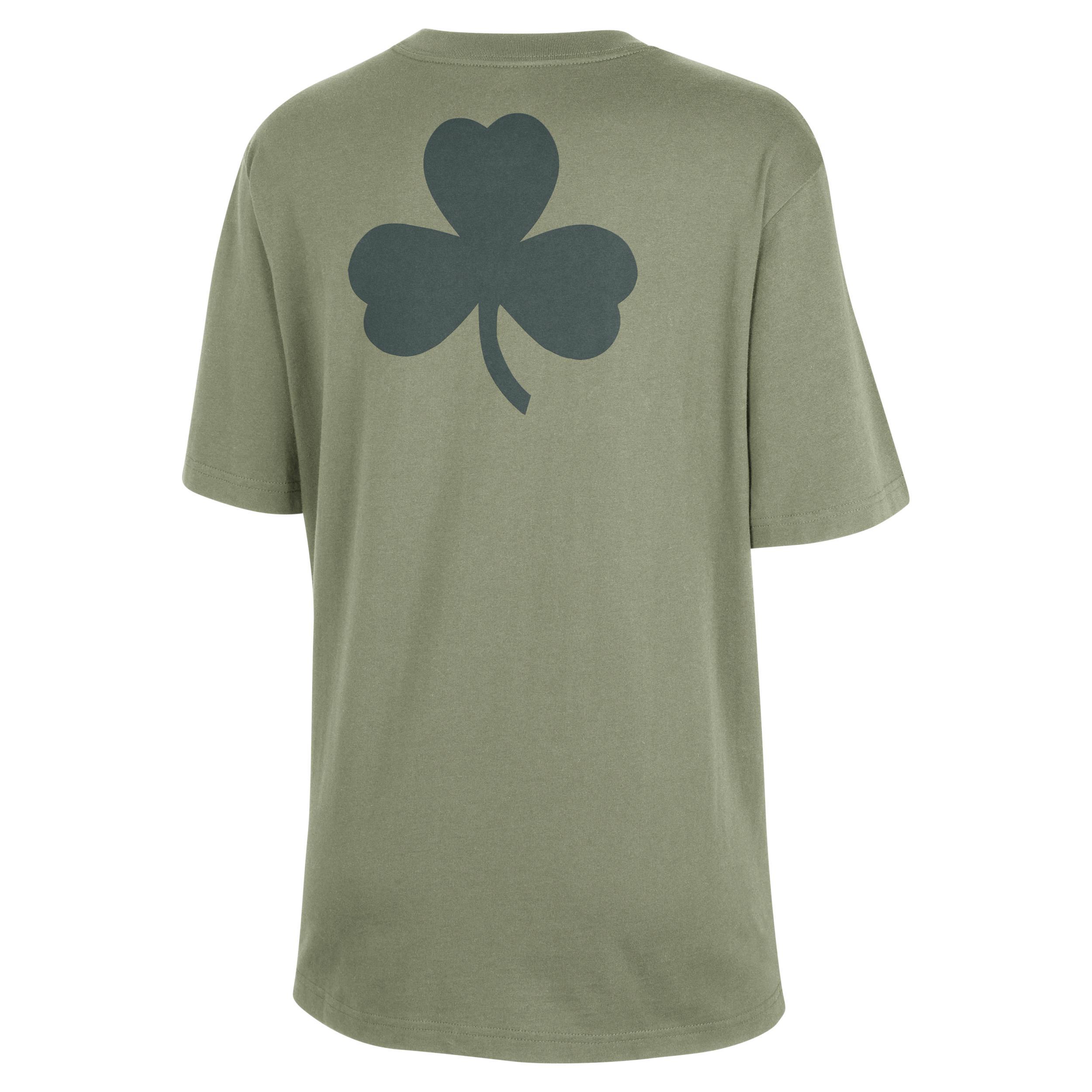 Nike Women's Boston Celtics Courtside Statement Edition Jordan NBA T-Shirt Product Image