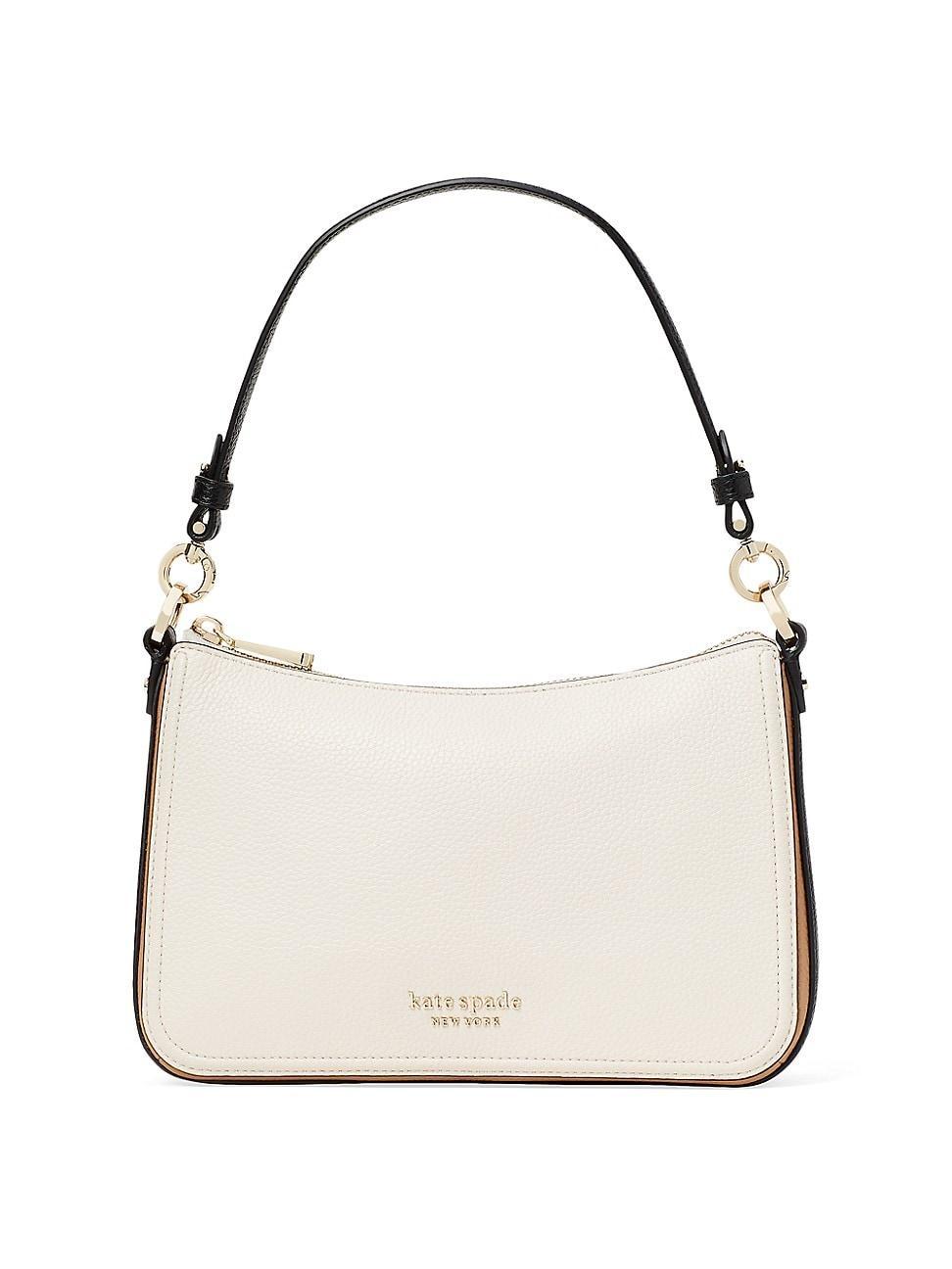 Womens Hudson Colorblocked Leather Convertible Crossbody Bag Product Image