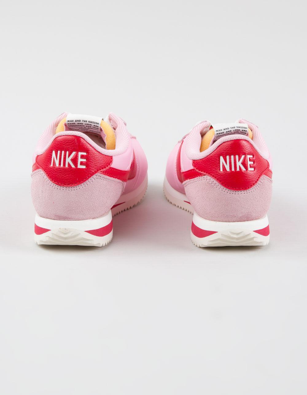 NIKE Cortez Textile Womens Shoes - PINK COMBO Product Image