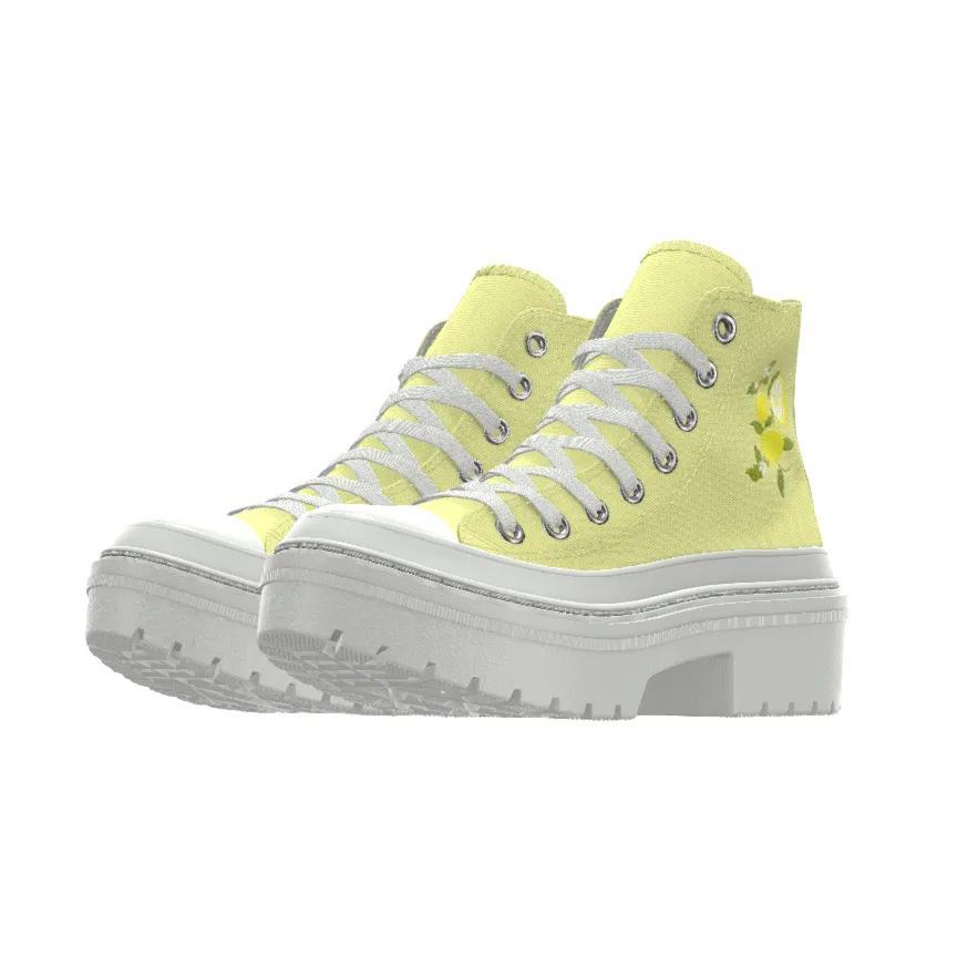 Custom Chuck Taylor All Star Lugged Heel Platform By You Product Image