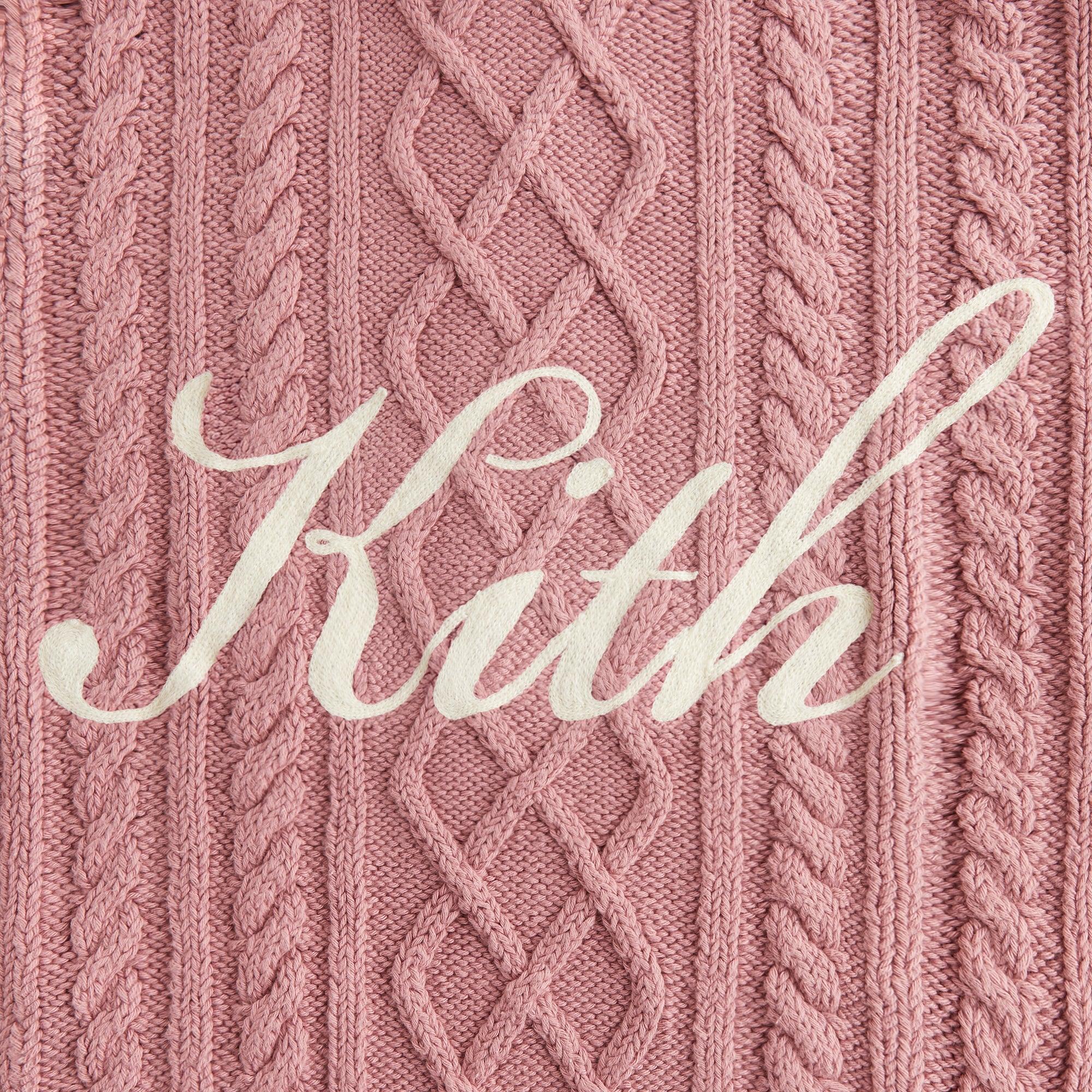 Kith Women Wyler Blocked Full Zip Sweater - Pink Opal Female Product Image