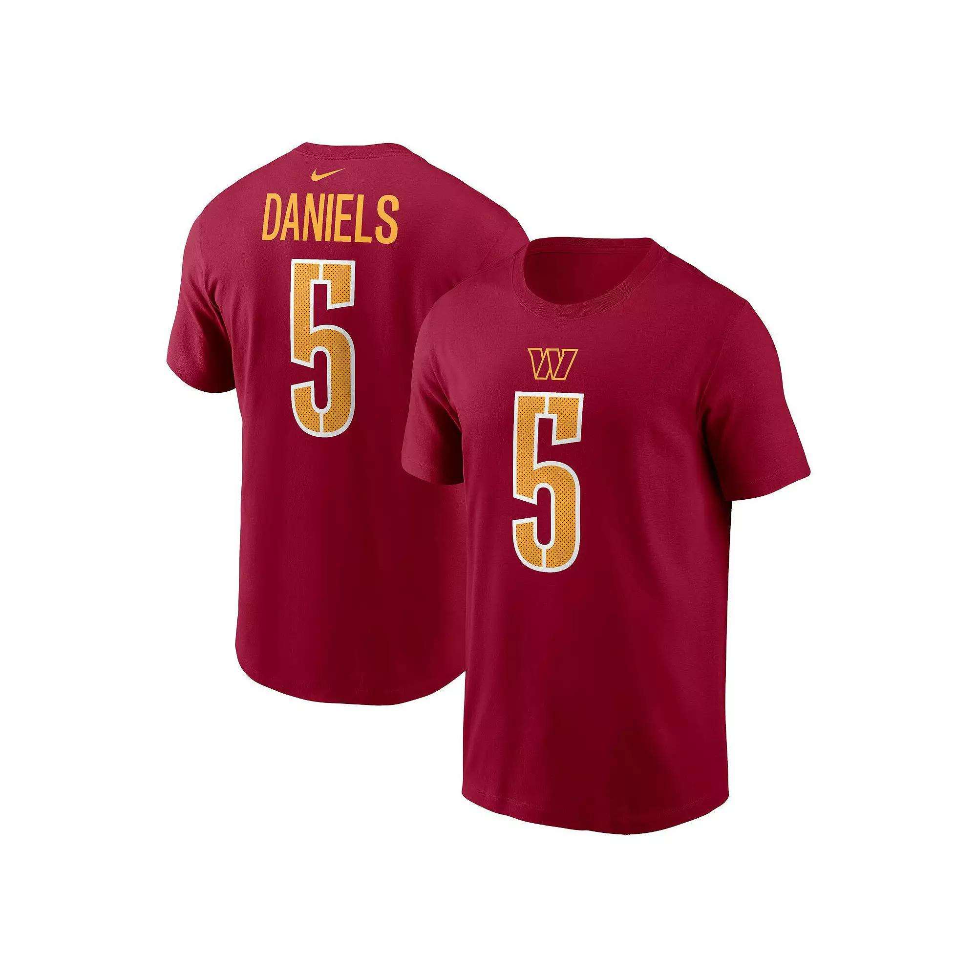 Youth Nike Jayden Daniels Burgundy Washington Commanders 2024 NFL Draft First Round Pick Fuse Name & Number T-Shirt, Boy's, Size: Youth XL, Wft Med Re Product Image