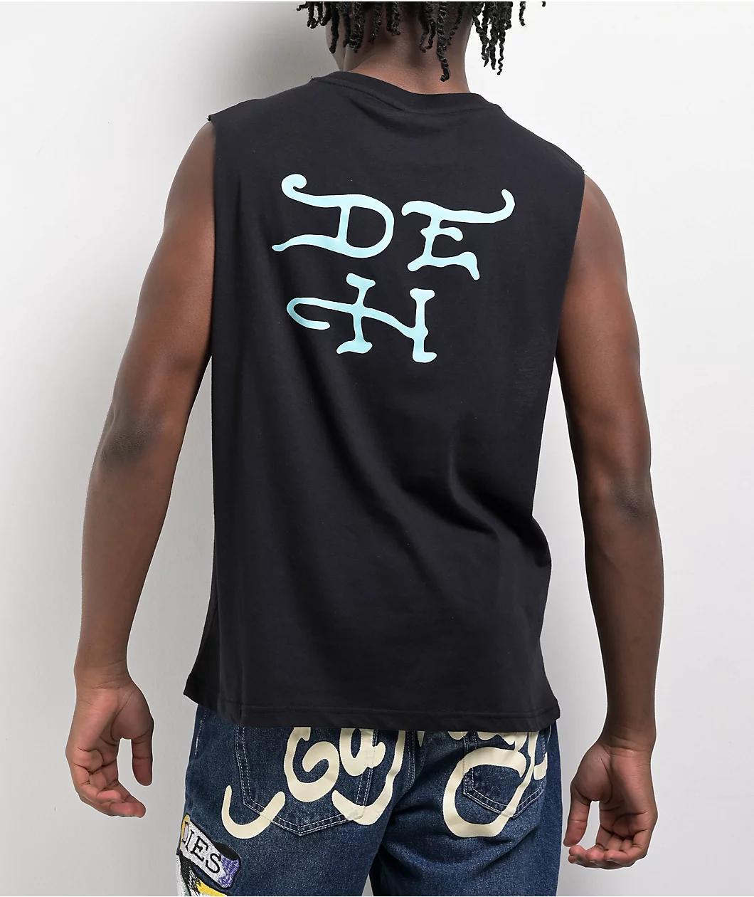 Ed Hardy Skull Top Hat Black Tank Top Product Image