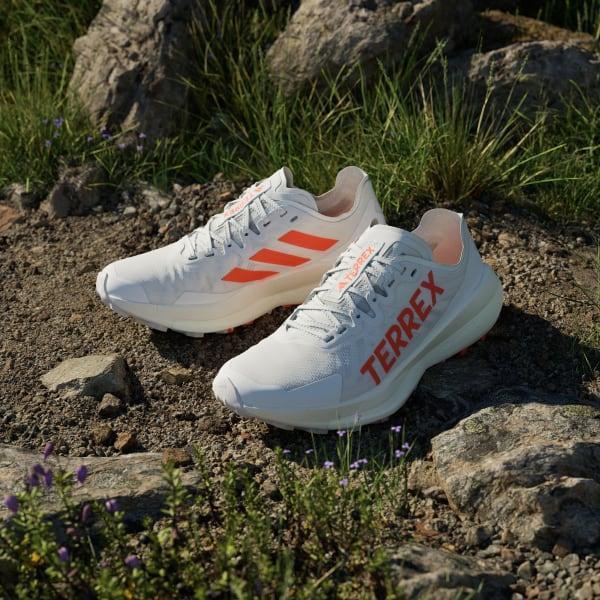 adidas Terrex Agravic Speed Trail Running Shoes Cloud White 10.5 Womens Product Image