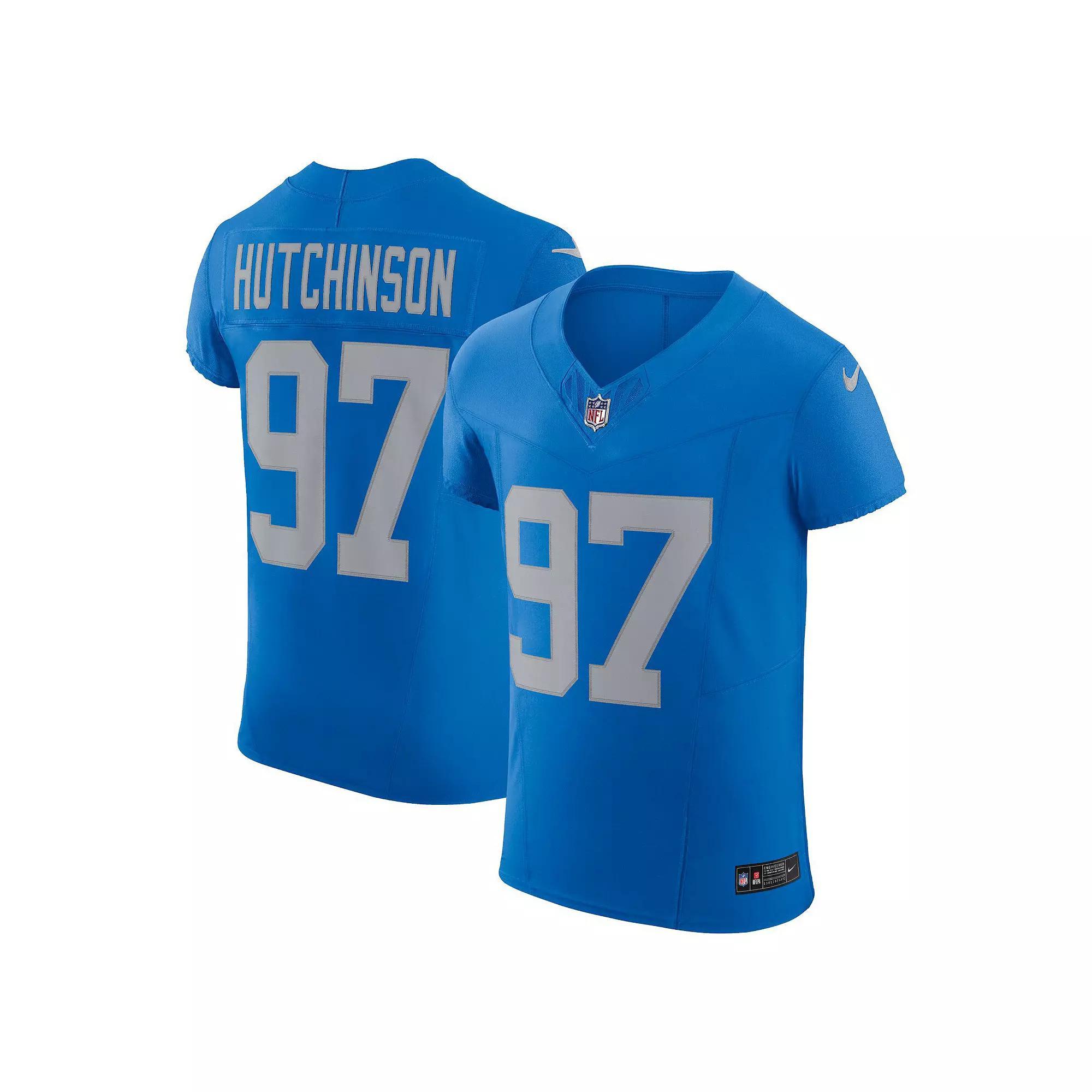 Aidan Hutchinson Detroit Lions Nike Men's Dri-FIT NFL Elite Football Jersey Product Image