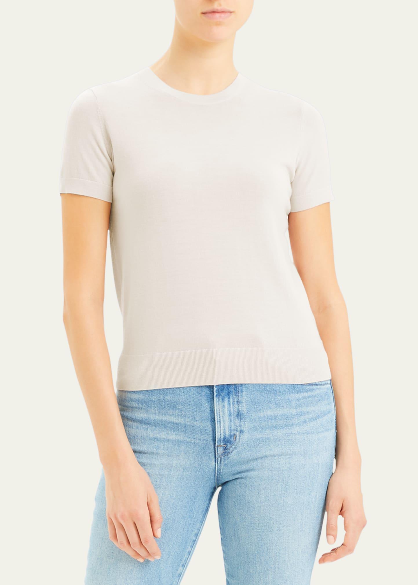 Basic Regal Wool Short-Sleeve Tee Product Image