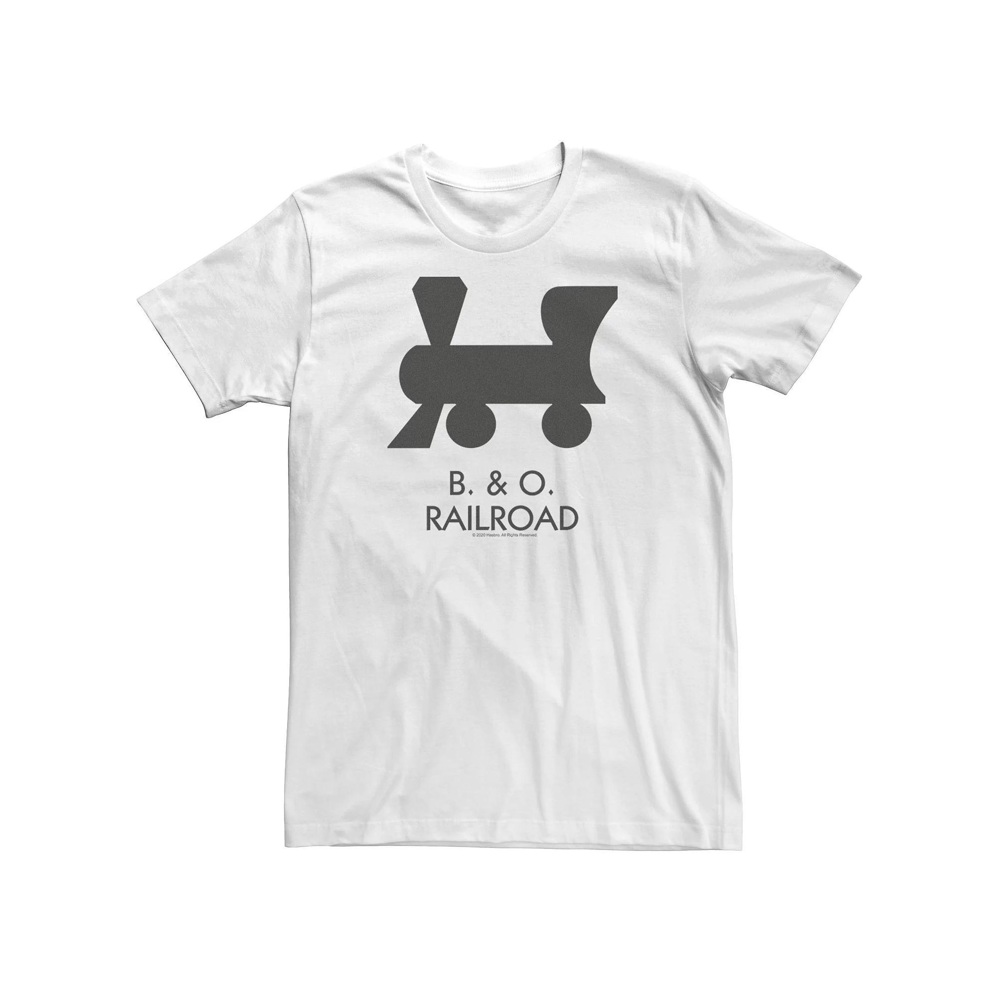 Big & Tall Monopoly Short Line Tee, Men's, Size: XXL Tall, White Product Image