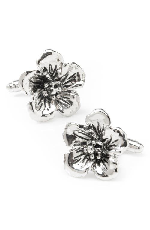 Mens Flower Cufflinks Product Image