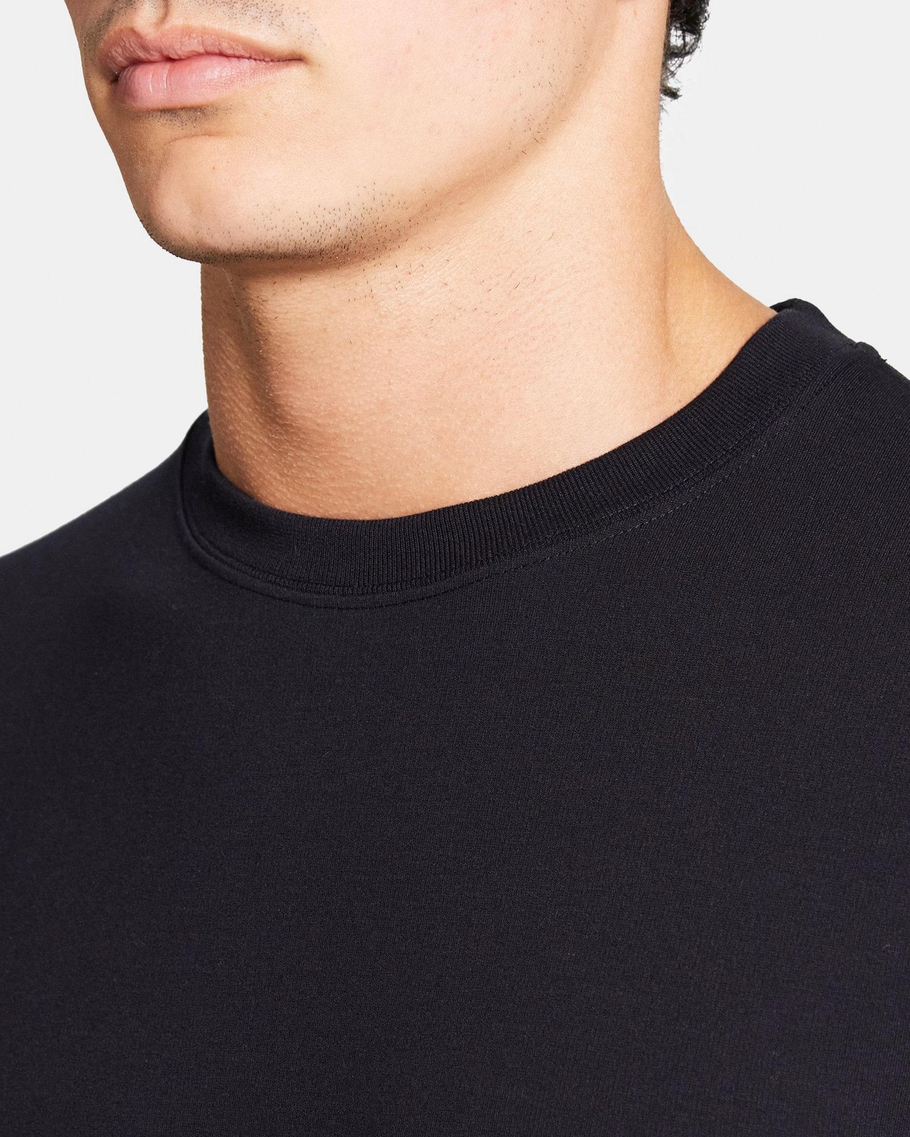 Long-Sleeve Tee in Stretch Jersey Product Image