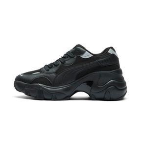 PUMA Pulsar Wedge Mesh V2 Women's Sneakers in Black/Silver Product Image