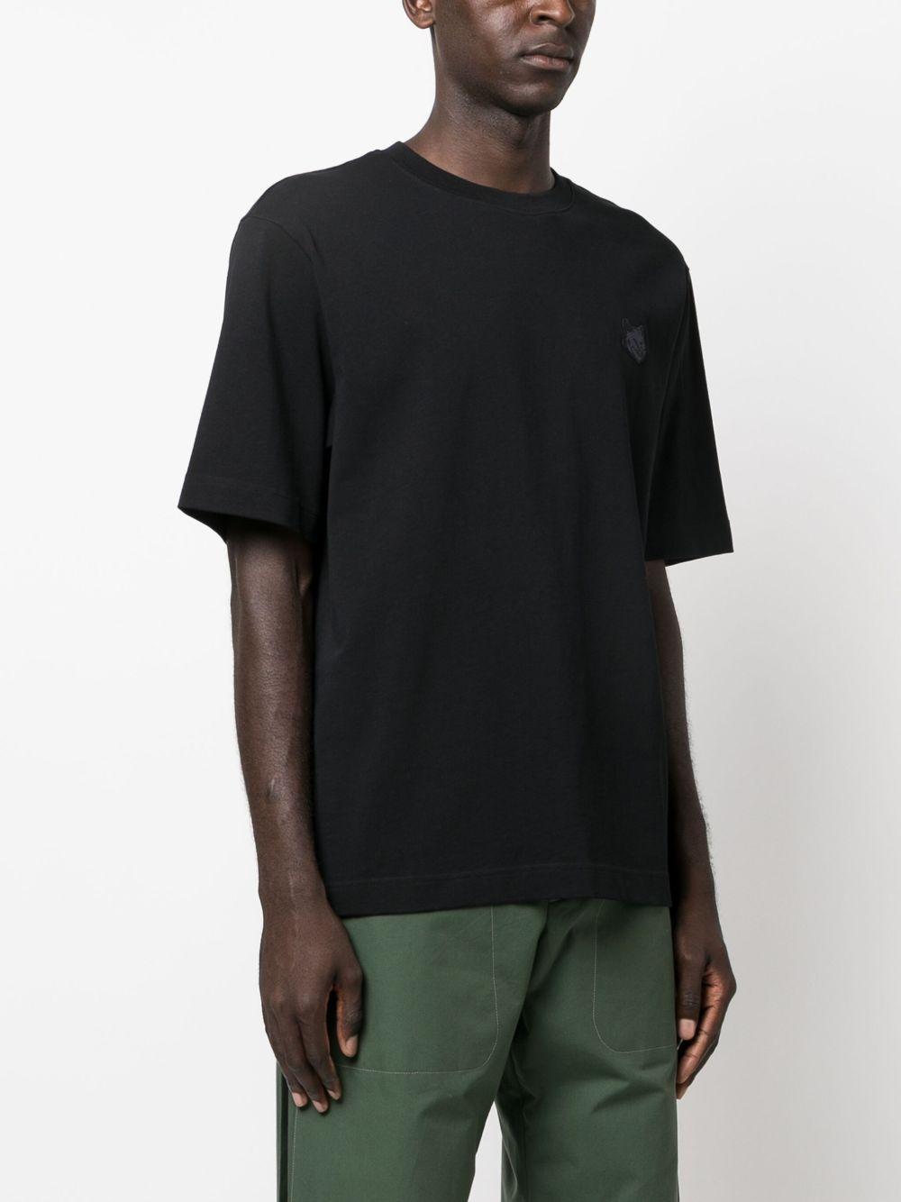 fox-patch cotton T-shirt Product Image