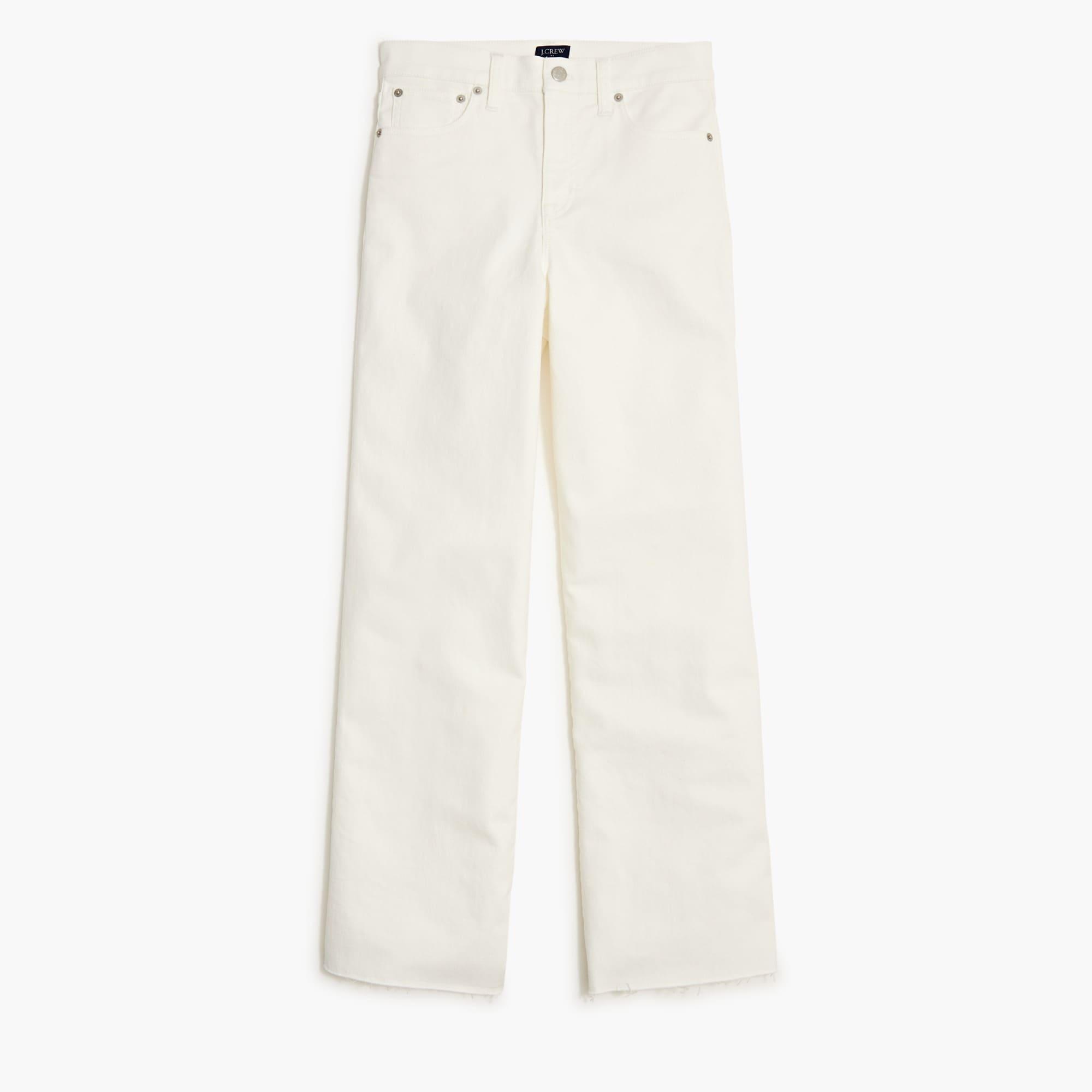 Wide-leg crop jean in all-day stretch Product Image