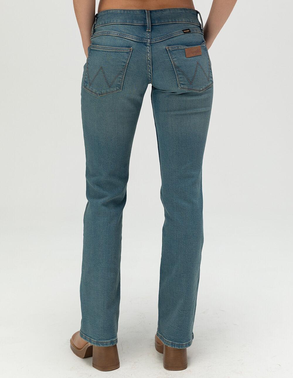 WRANGLER Low Rise Womens Bootcut Jeans - VINTAGE MED Product Image
