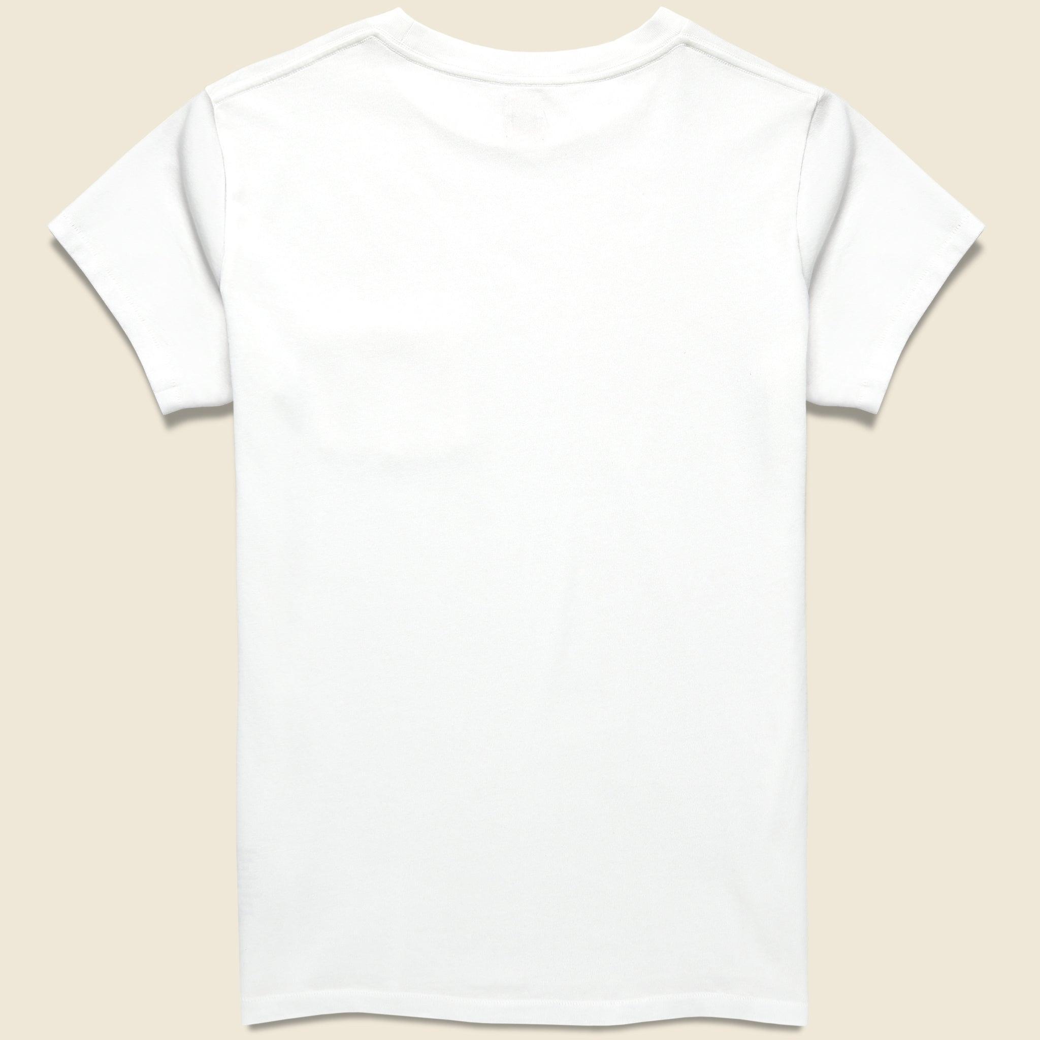 The Old School Tee - Vintage White Product Image