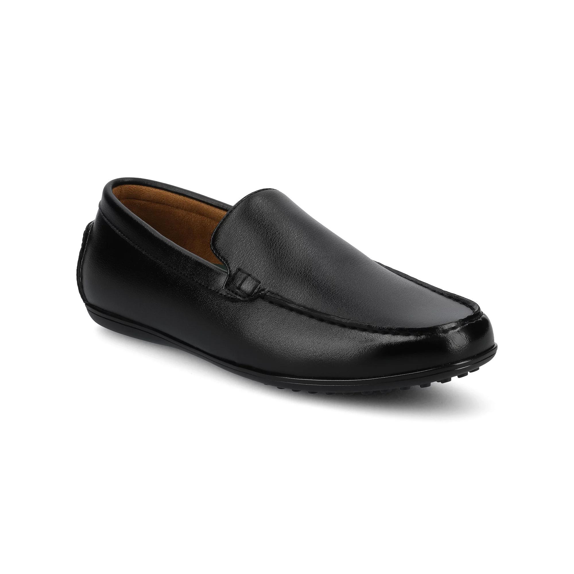 VANCE Sergio Comfort Slip-on Flexible Venetian Men's Driving Loafers, Size: 8, Black Product Image