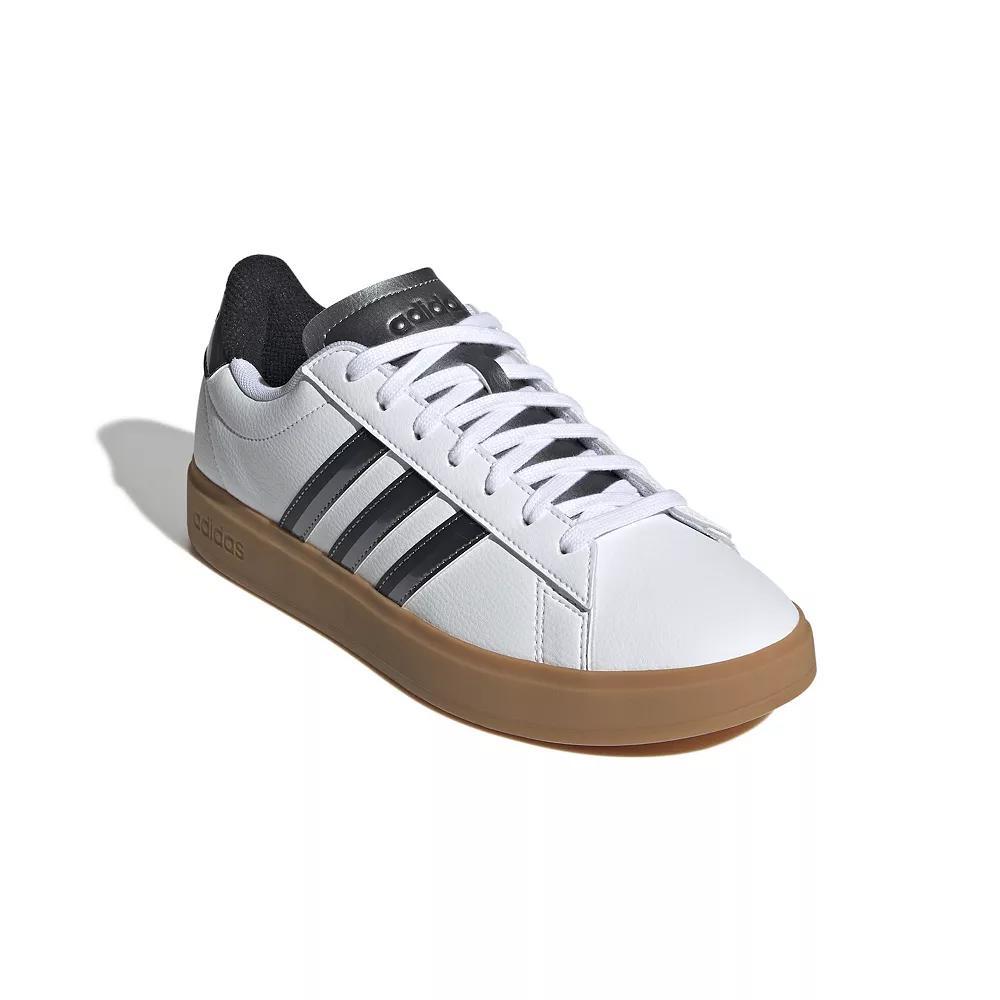 adidas Grand Court Cloudfoam Women's Lifestyle Tennis Shoes, Size: 9.5, Clear Pink Black Product Image