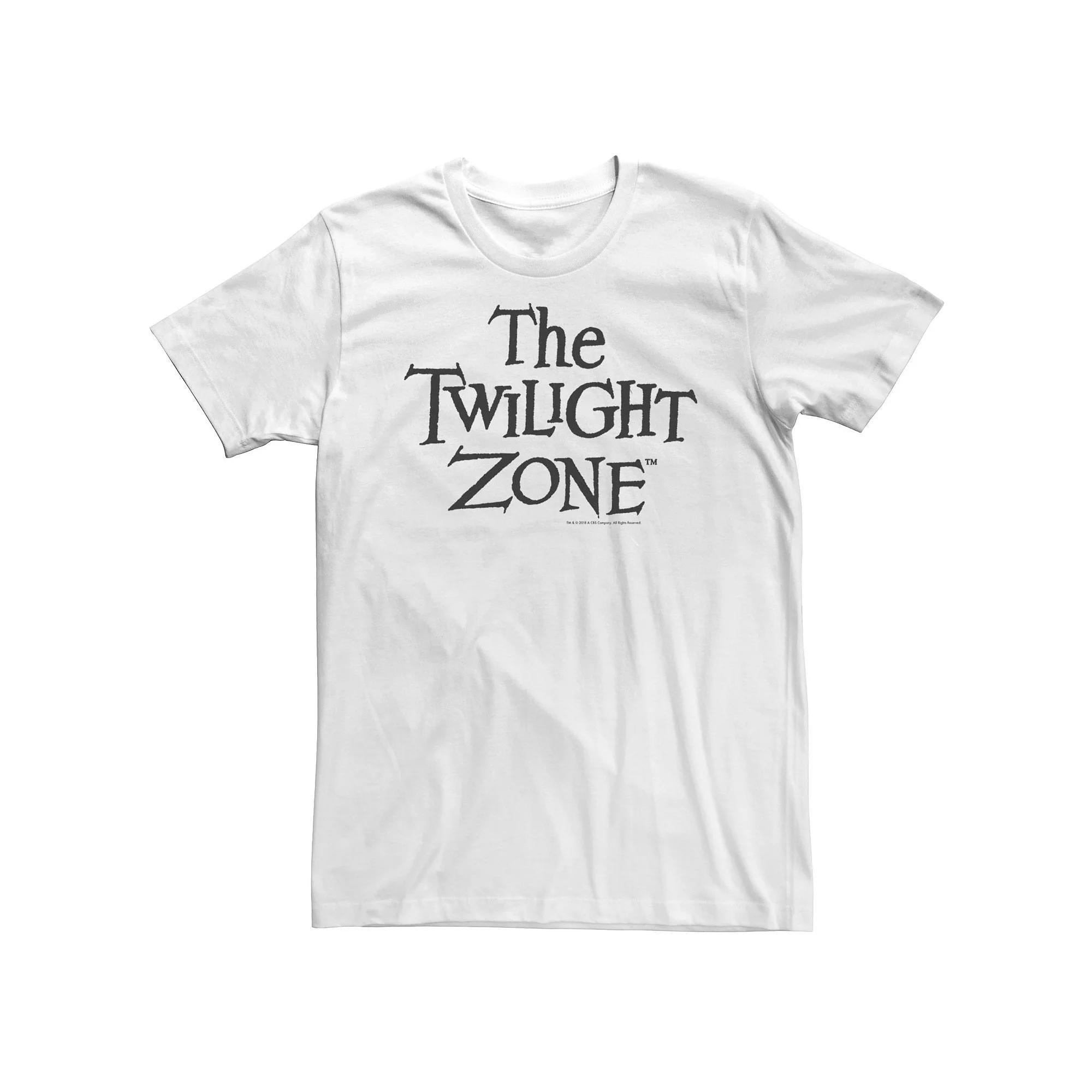 Big & Tall Twilight Zone Simple Title Text Tee, Men's, Size: 3XL Tall, White Product Image