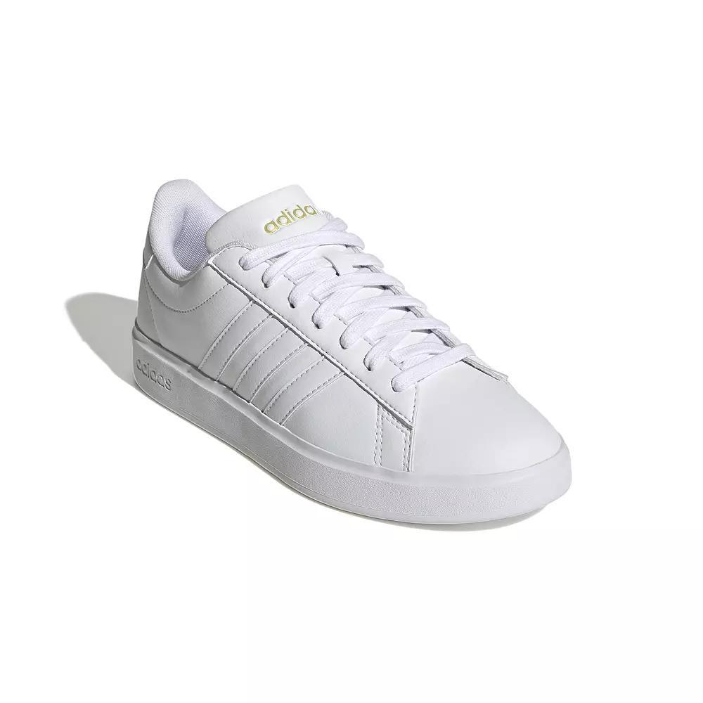 adidas Grand Court Cloudfoam Women's Lifestyle Tennis Shoes, Size: 6.5, All White Product Image