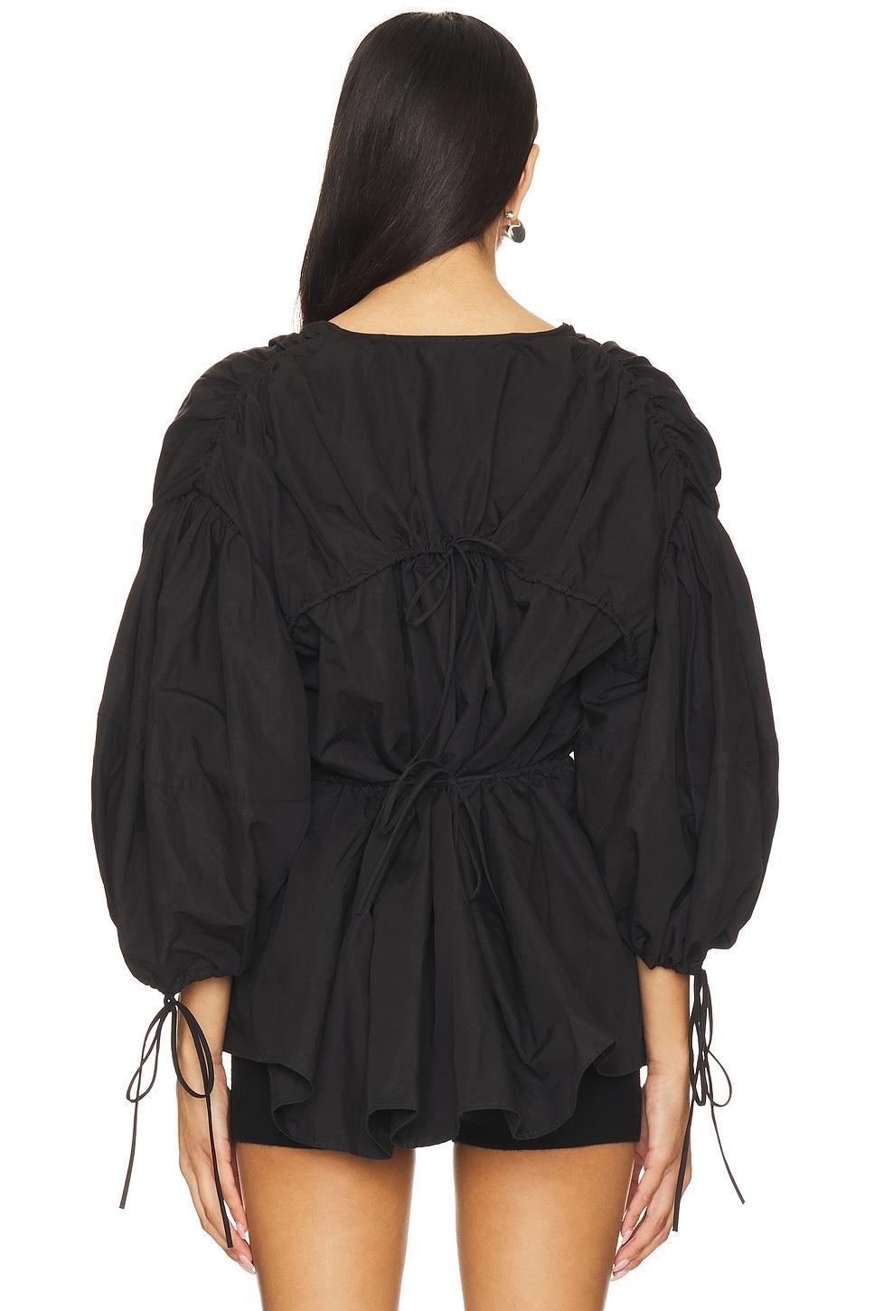 Wrinkled Laces Ruched Blouse Marques ' Almeida Product Image