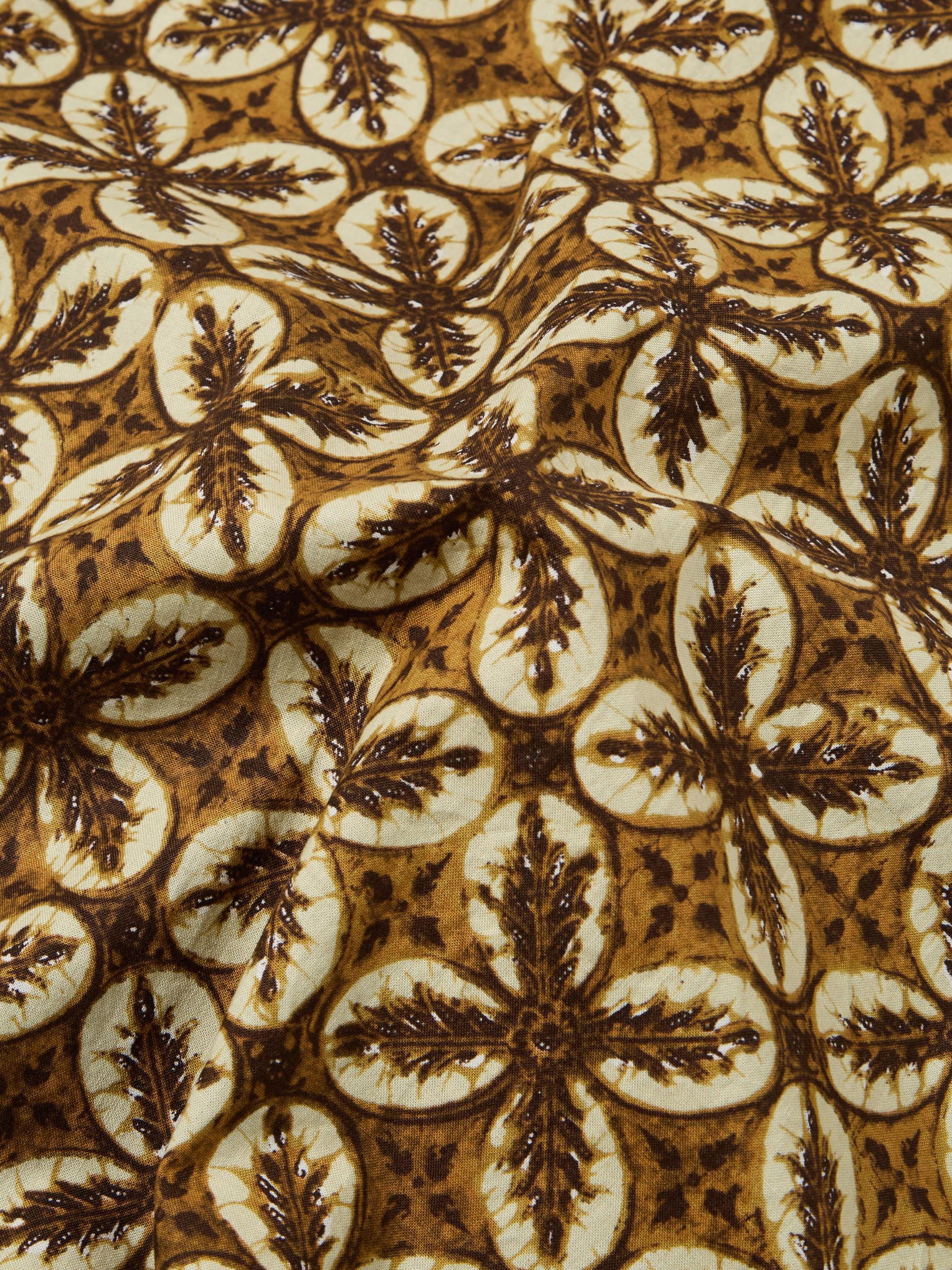 Universal Works Camp Shirt in Brown Lobby Print Product Image