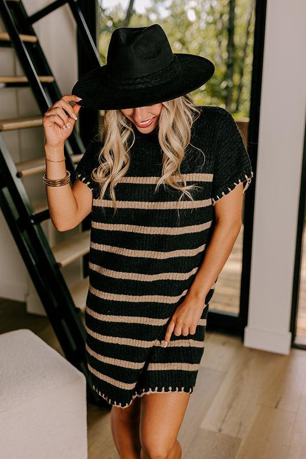 Park Avenue Cutie Stripe Sweater Dress Product Image
