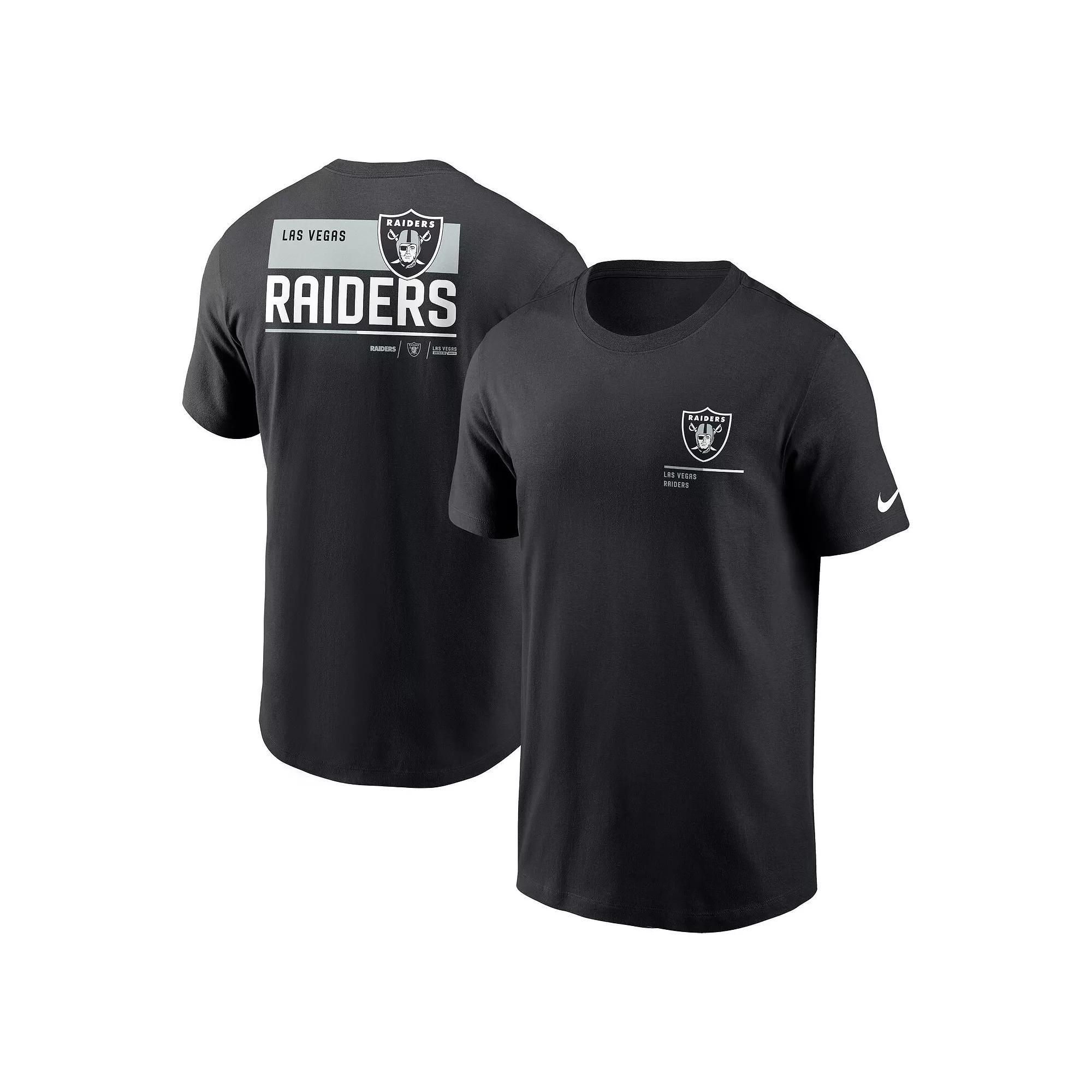 Men's Nike Black Las Vegas Raiders Team Incline T-Shirt, Size: Small, Lvr Black Product Image
