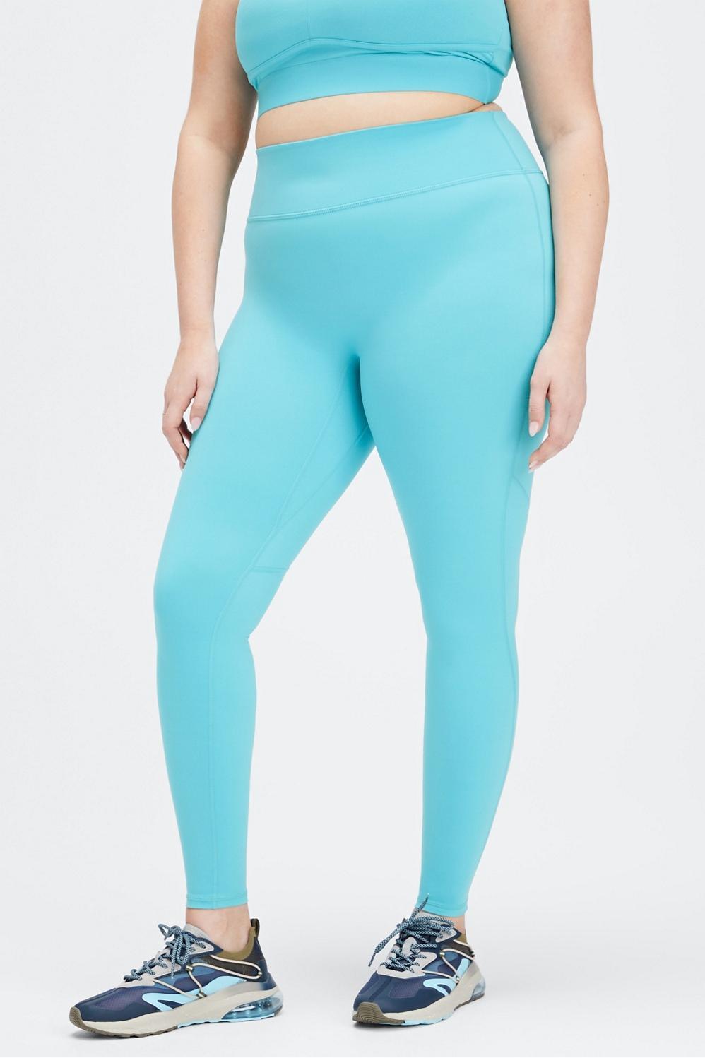 Fabletics Anywhere High-Waisted Legging Womens blue plus Size 4X Product Image